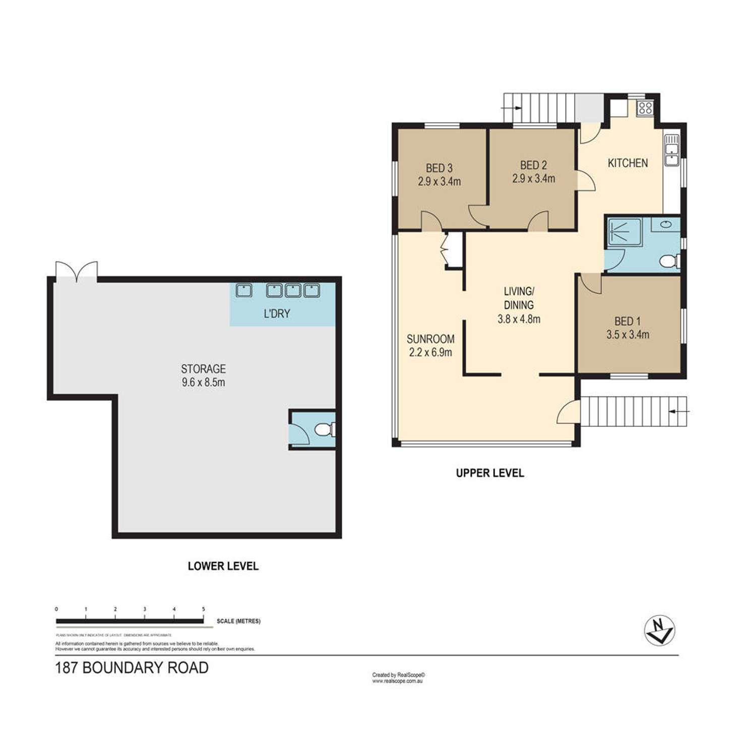 Floorplan of Homely house listing, 187 Boundary Road, Bardon QLD 4065