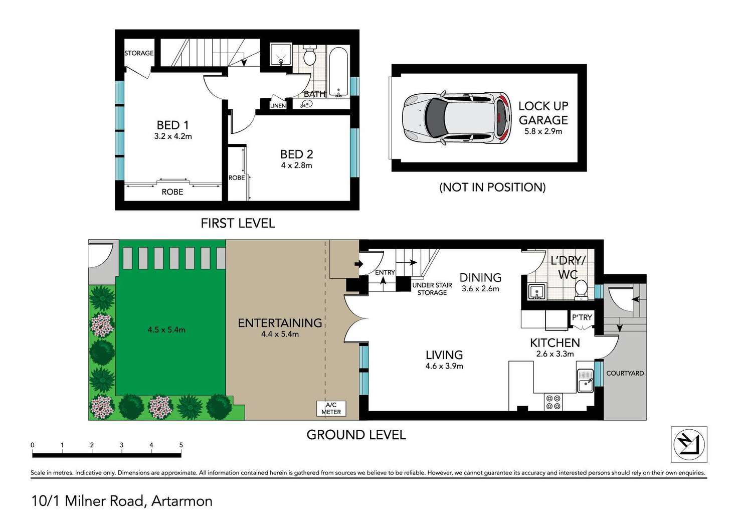 Floorplan of Homely townhouse listing, 10/1 Milner Road, Artarmon NSW 2064