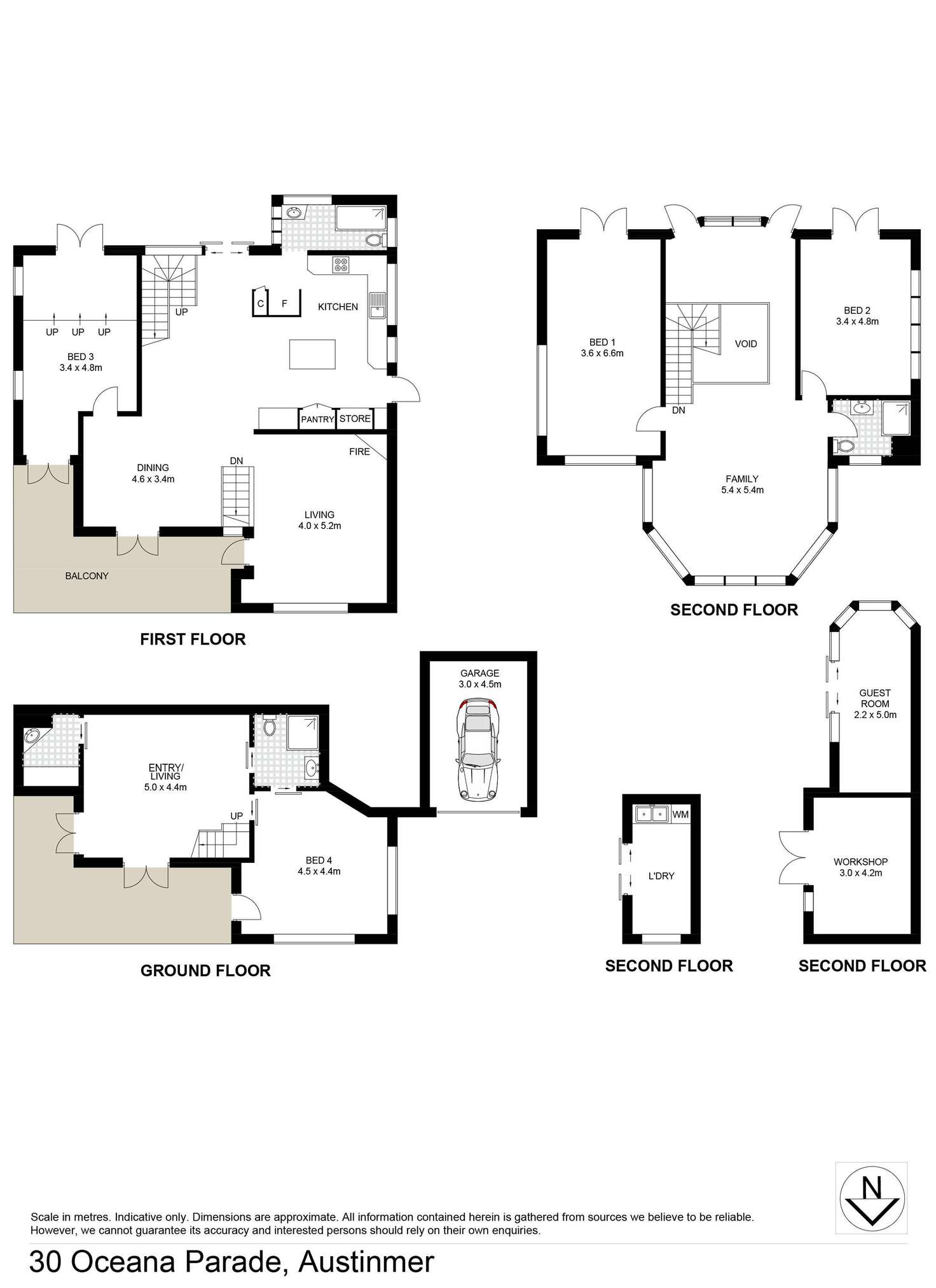 Floorplan of Homely house listing, 30 Oceana Parade, Austinmer NSW 2515