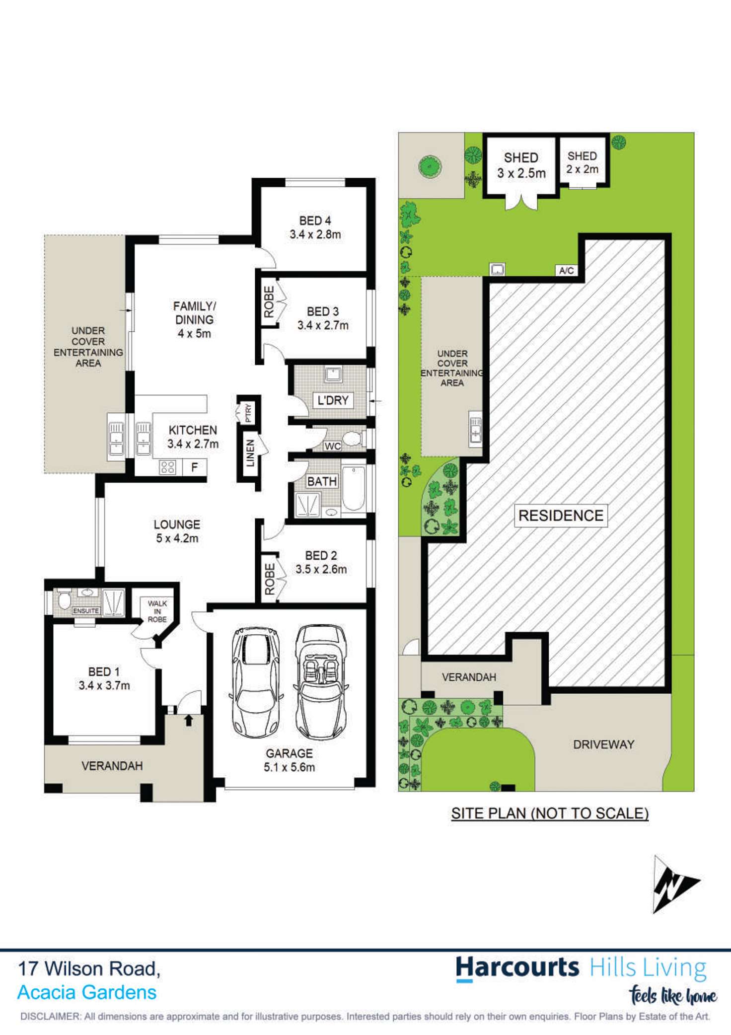 Floorplan of Homely house listing, 17 Wilson Road, Acacia Gardens NSW 2763