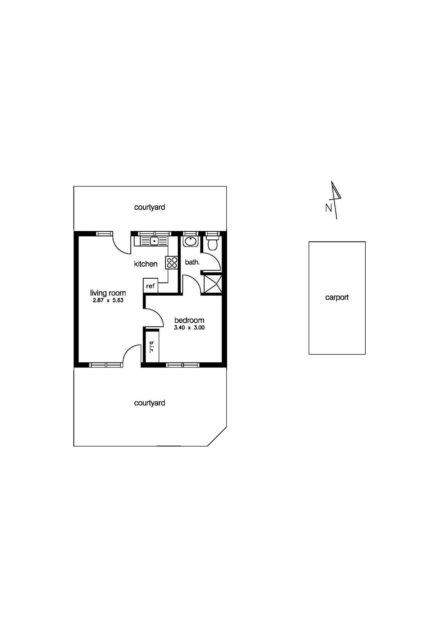 Floorplan of Homely unit listing, 2/16 Bryan Avenue, Altona North VIC 3025