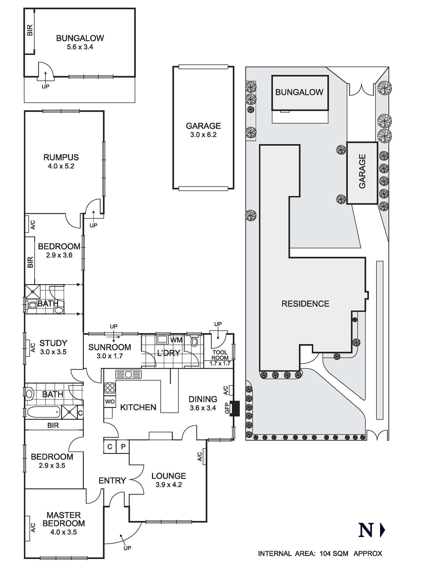 Floorplan of Homely house listing, 203 Gordon Street, Coburg VIC 3058