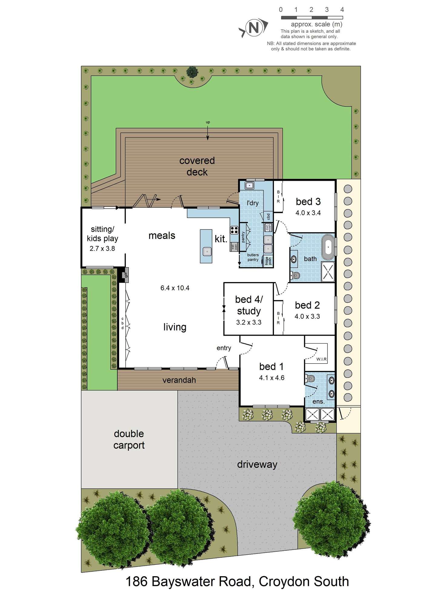 Floorplan of Homely house listing, 186 Bayswater Road, Croydon South VIC 3136