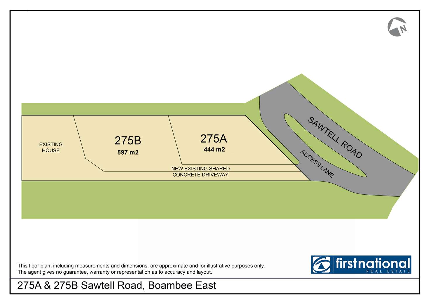 Floorplan of Homely residentialLand listing, 275A Sawtell Road, Boambee East NSW 2452