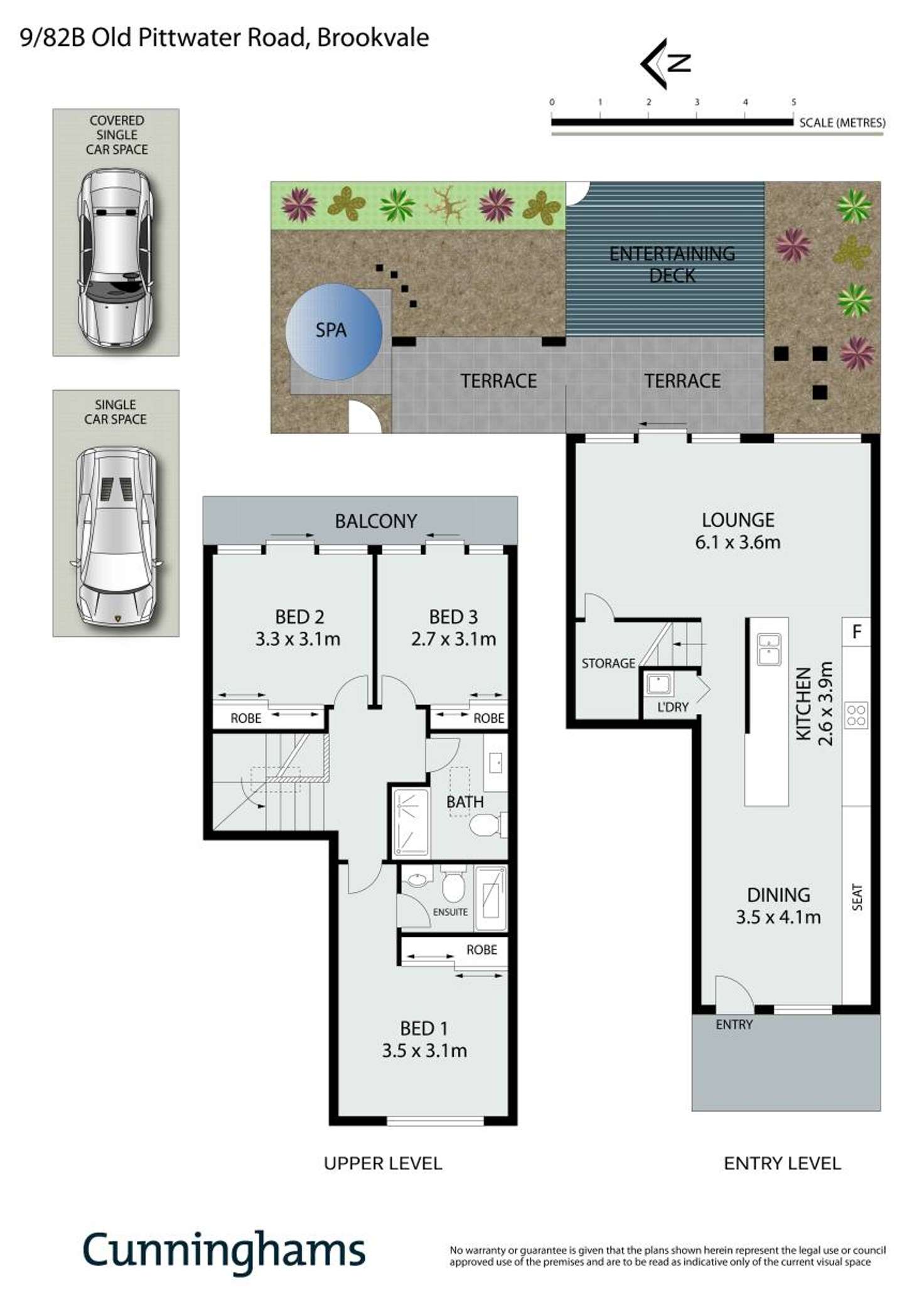 Floorplan of Homely townhouse listing, 9/82b Old Pittwater Road, Brookvale NSW 2100