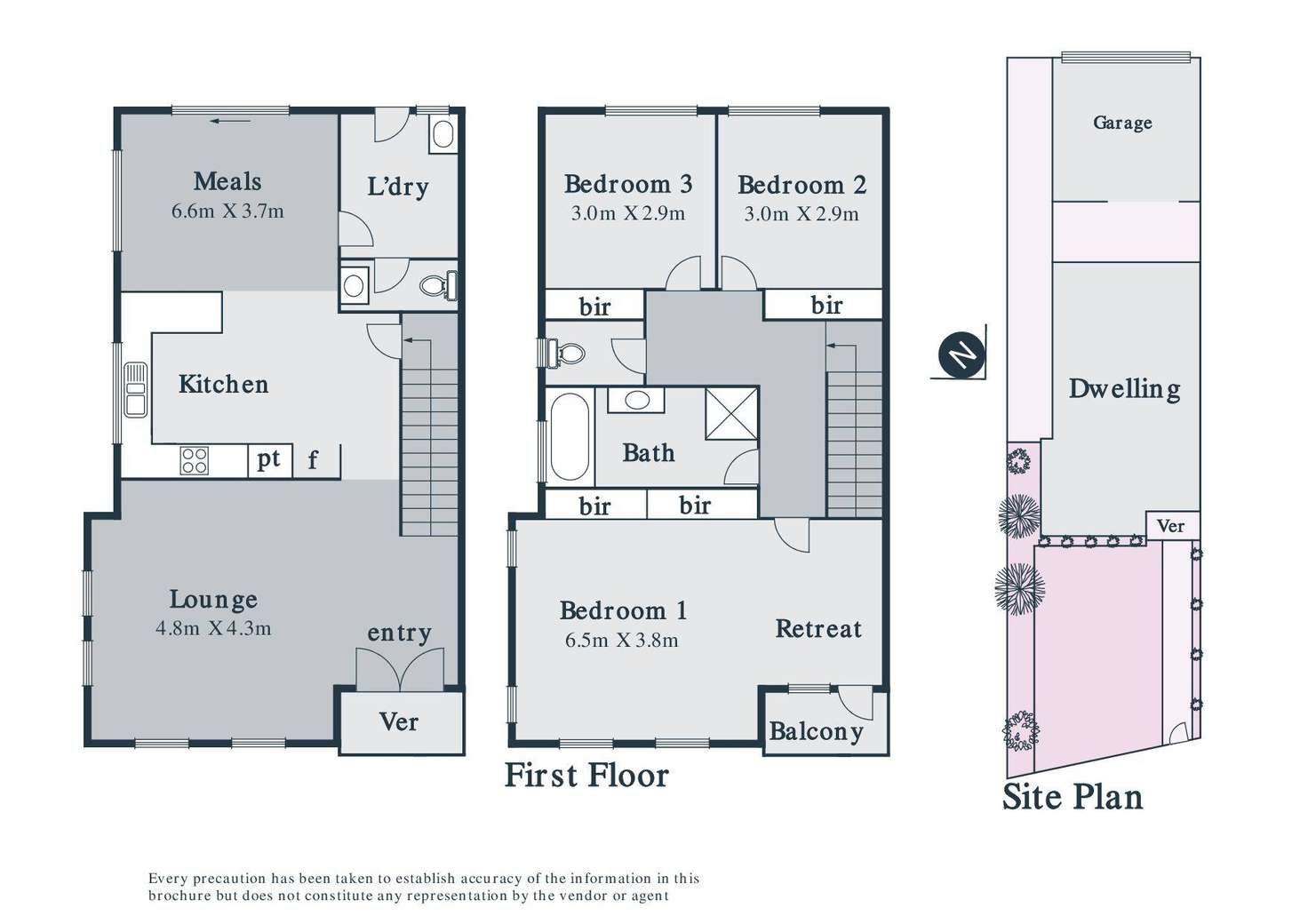 Floorplan of Homely townhouse listing, 4/65 Pommel Crescent, Epping VIC 3076