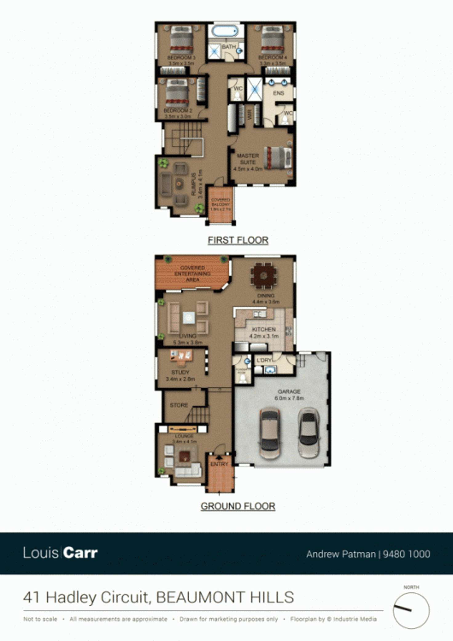Floorplan of Homely house listing, 41 Hadley Circuit, Beaumont Hills NSW 2155