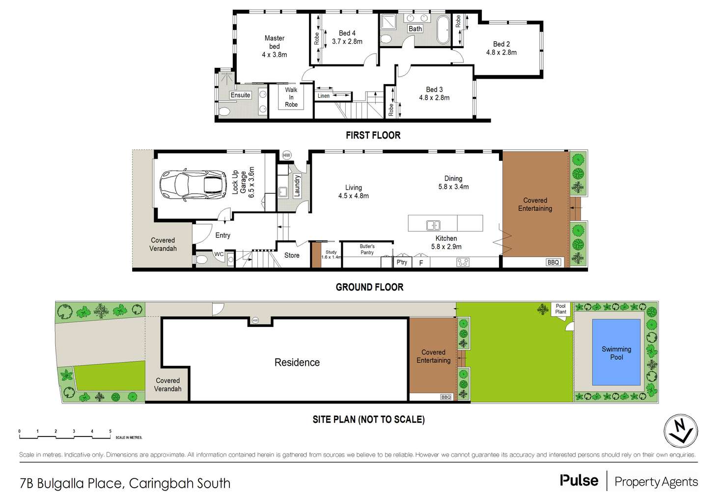 Floorplan of Homely semiDetached listing, 7B Bulgalla Place, Caringbah South NSW 2229