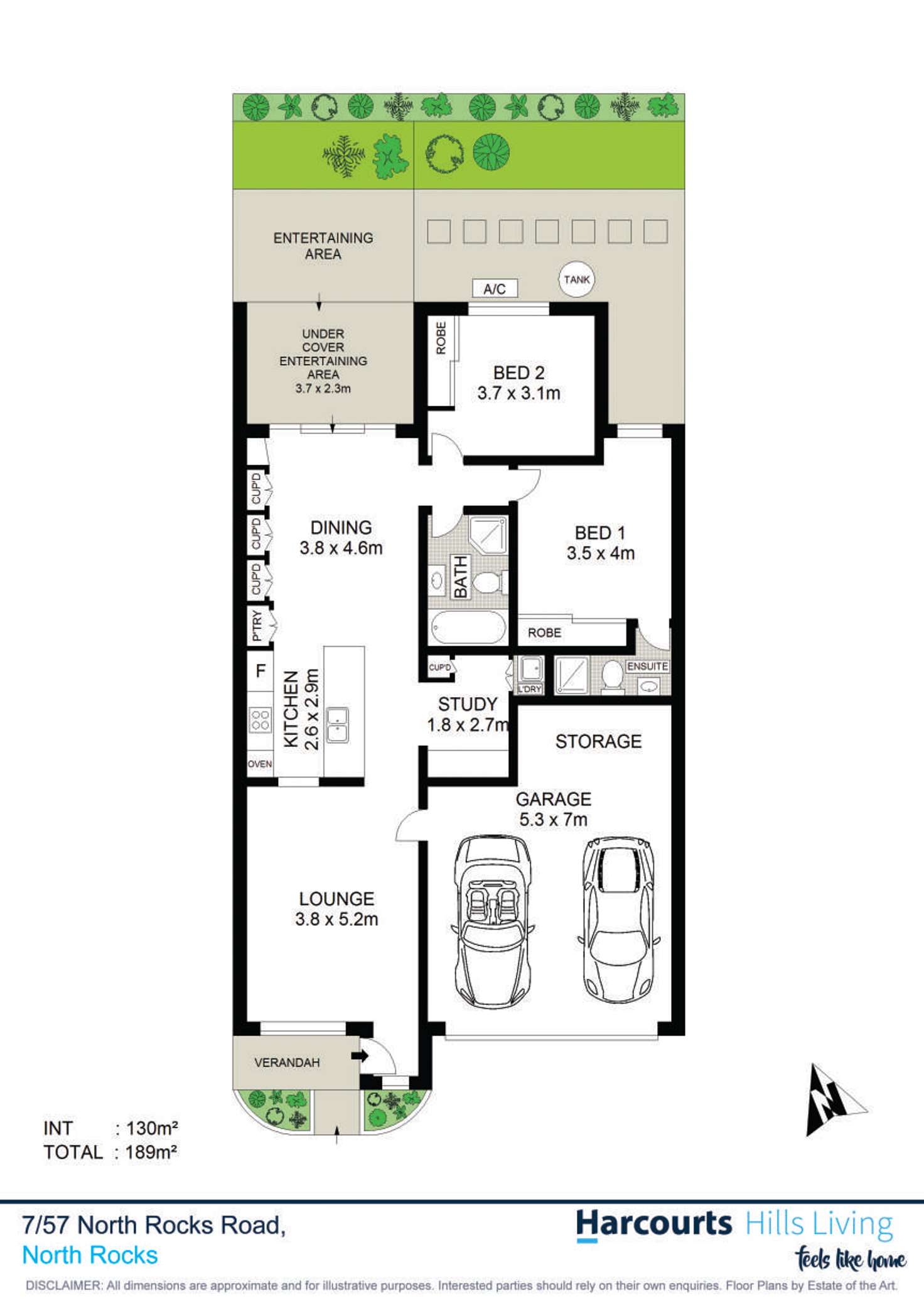 Floorplan of Homely townhouse listing, 7/57-61 North Rocks Road, North Rocks NSW 2151