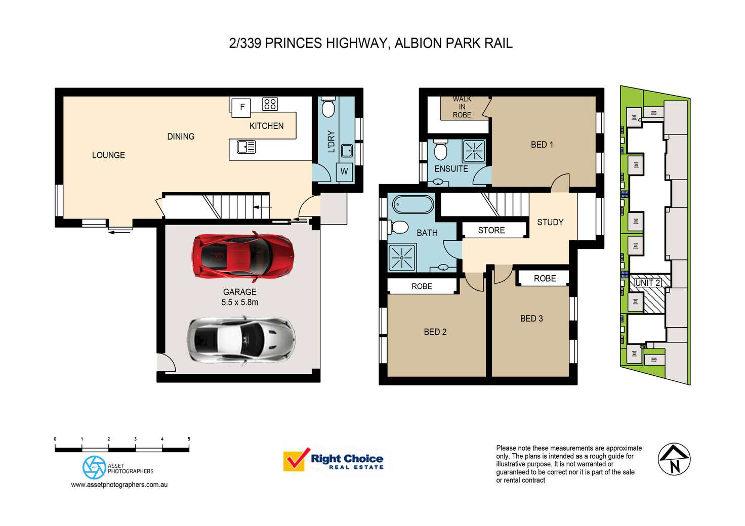 Floorplan of Homely townhouse listing, 2/339 Princes Highway, Albion Park Rail NSW 2527