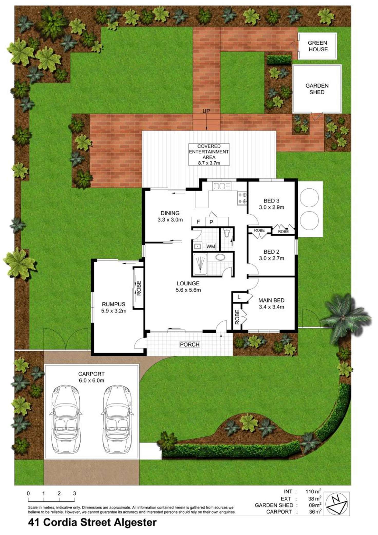 Floorplan of Homely house listing, 41 Cordia Street, Algester QLD 4115