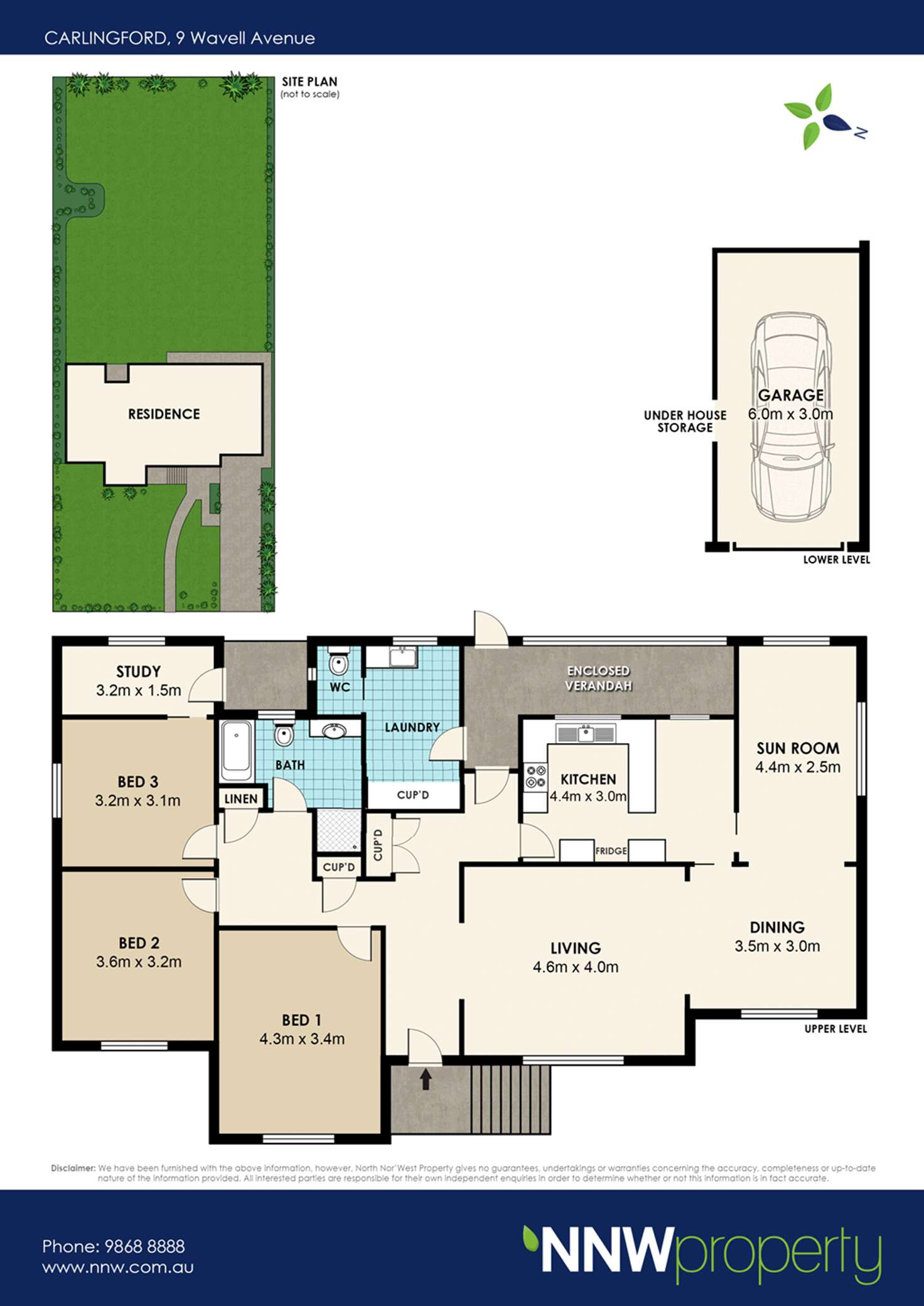 Floorplan of Homely house listing, 9 Wavell Avenue, Carlingford NSW 2118