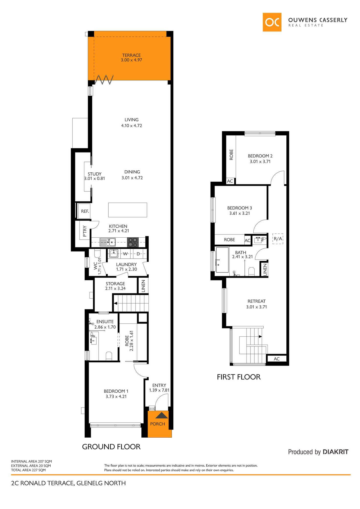 Floorplan of Homely house listing, 1A Ronald Terrace, Glenelg North SA 5045