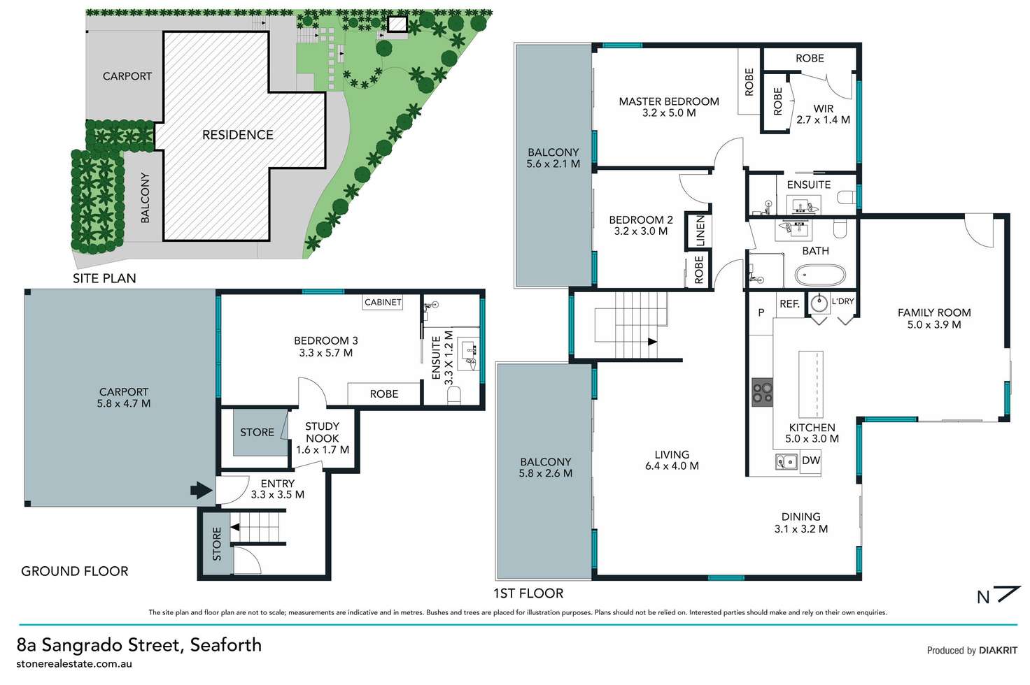 Floorplan of Homely house listing, 8a Sangrado Street, Seaforth NSW 2092