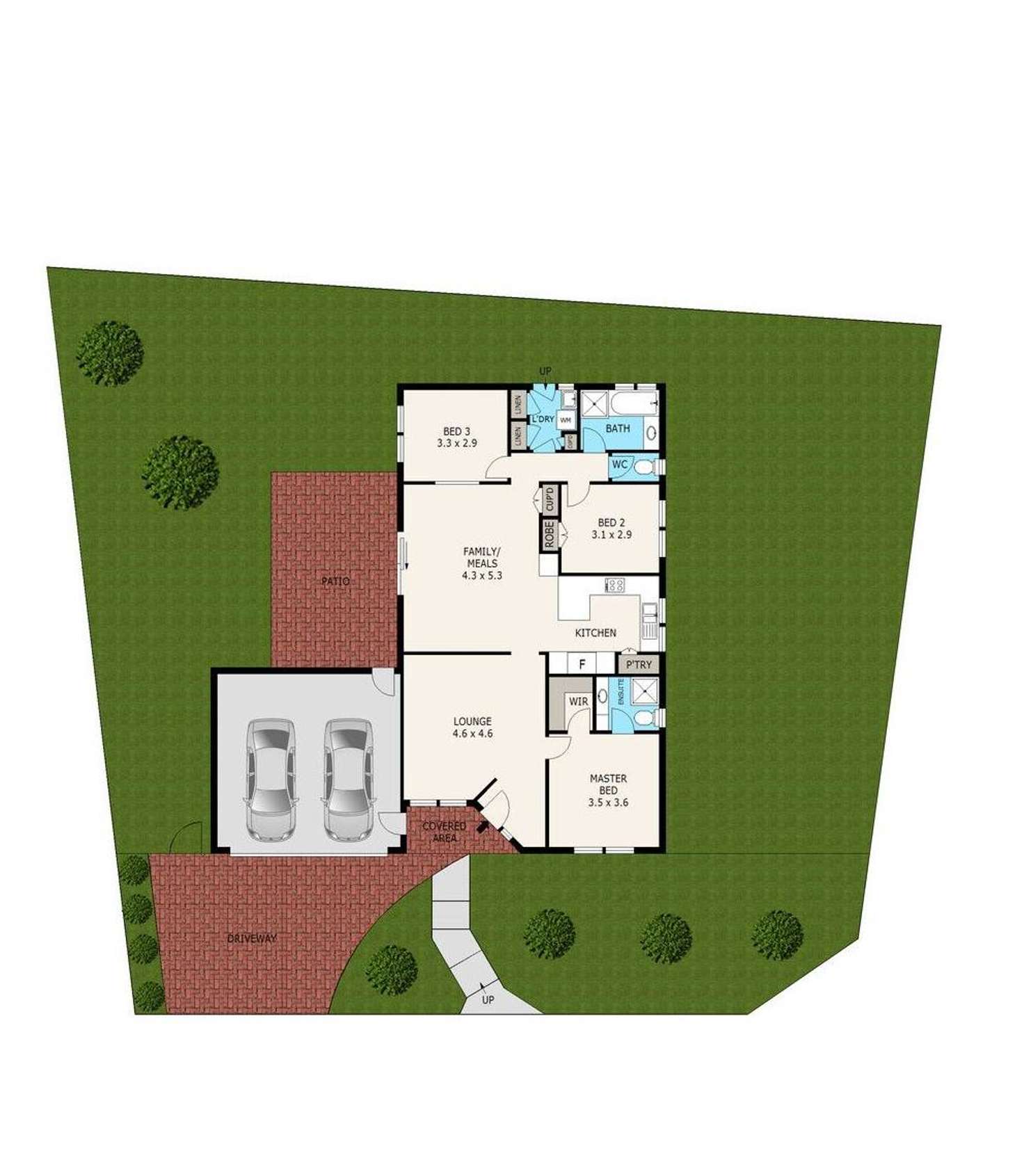 Floorplan of Homely house listing, 16 Fairhaven Road, Carrum Downs VIC 3201