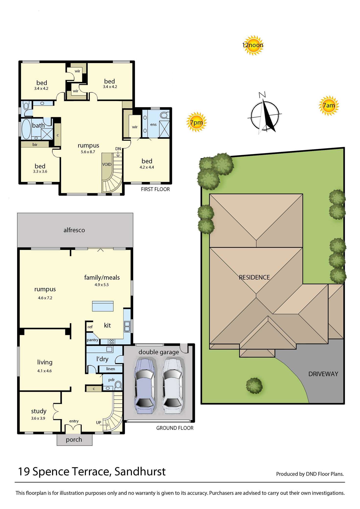 Floorplan of Homely house listing, 19 Spence Terrace, Sandhurst VIC 3977