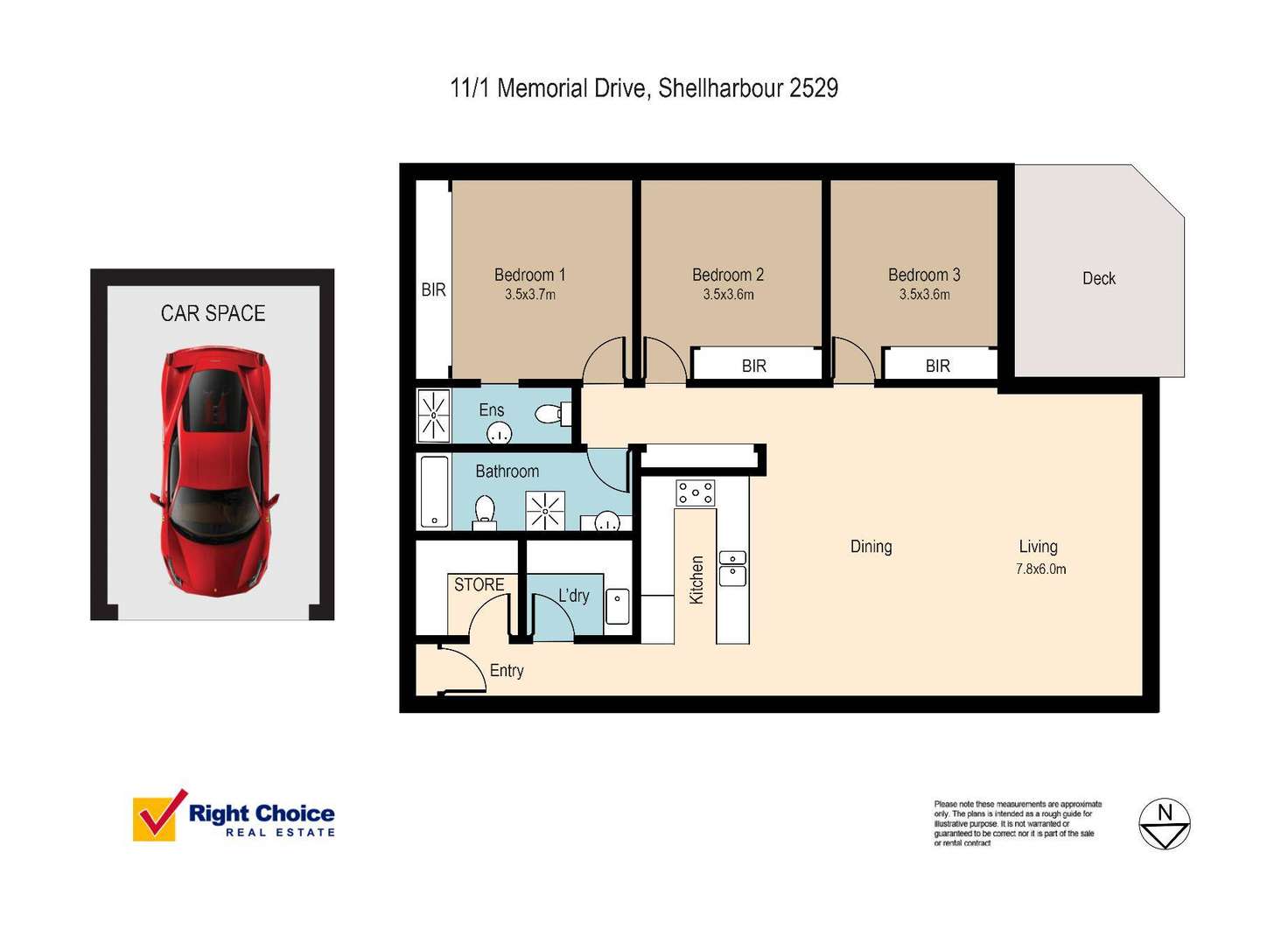 Floorplan of Homely apartment listing, 11/1 Memorial Drive, Shellharbour NSW 2529