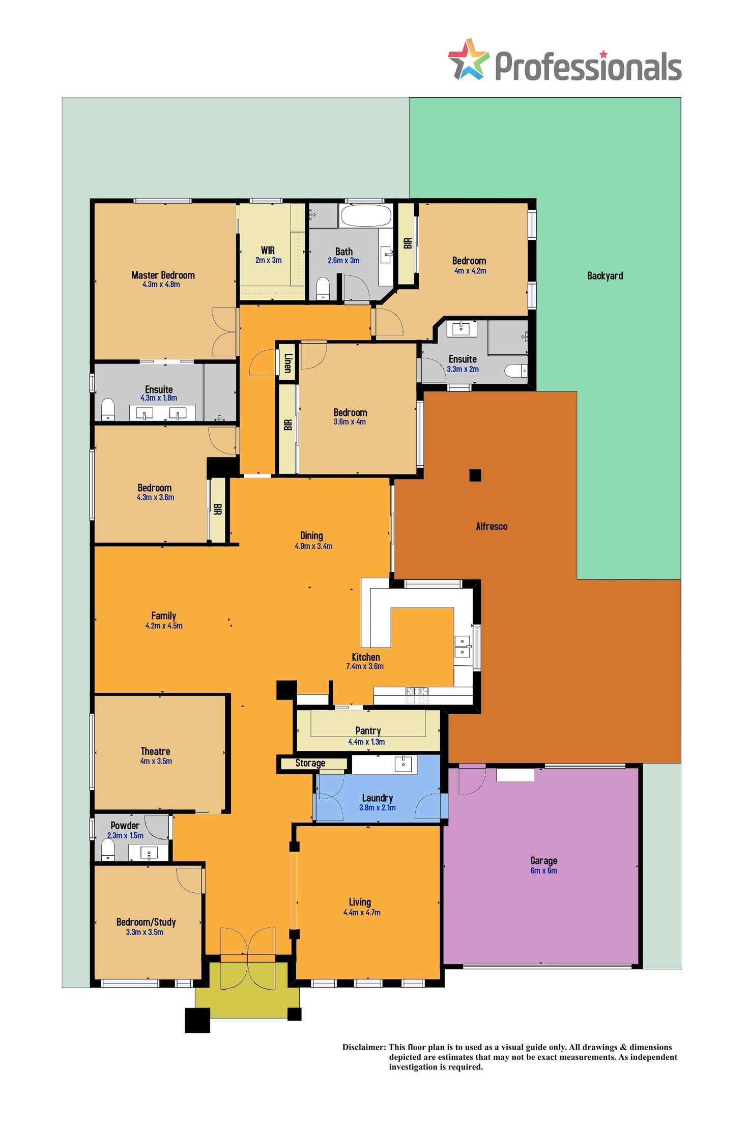 Floorplan of Homely house listing, 76 Freelands Drive, Burnside Heights VIC 3023