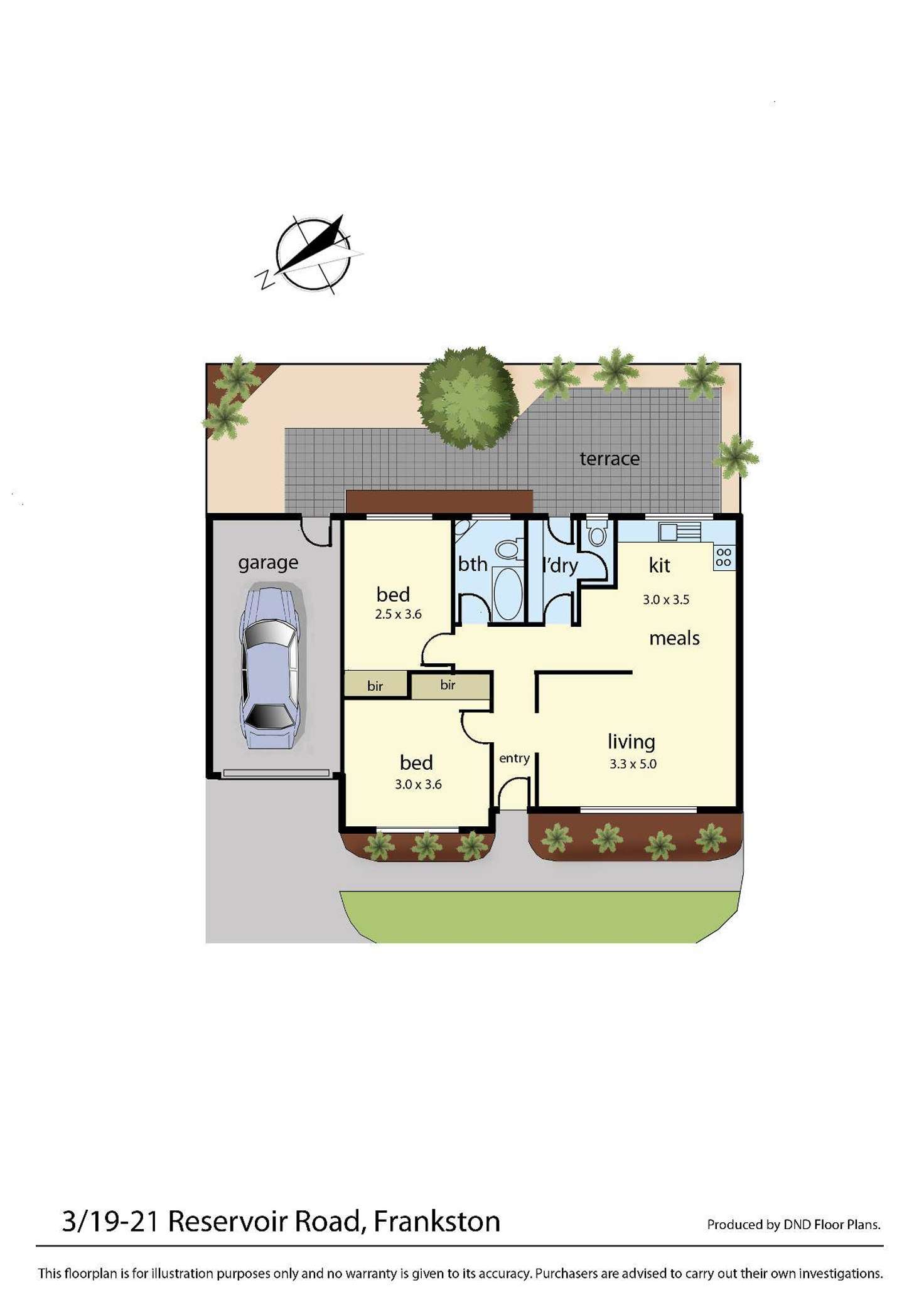 Floorplan of Homely unit listing, 3/19-21 Reservoir Road, Frankston VIC 3199