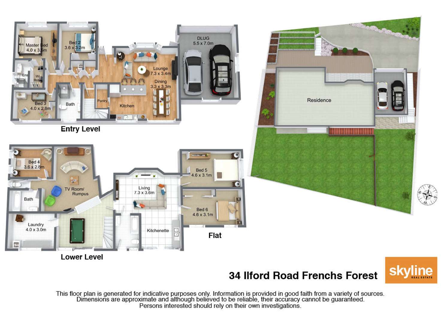 Floorplan of Homely house listing, 34 Ilford Road, Frenchs Forest NSW 2086