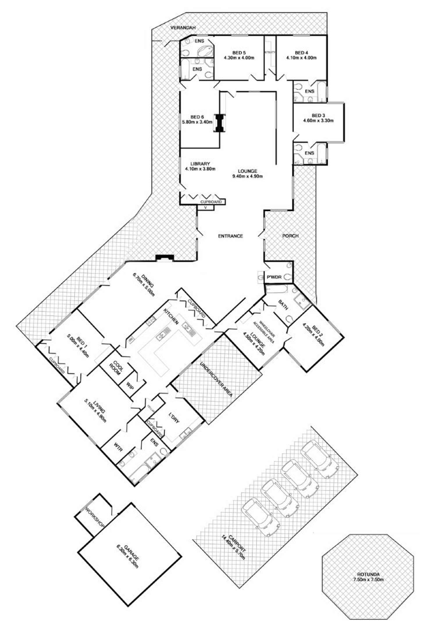 Floorplan of Homely house listing, 12 Albert Road, Beechworth VIC 3747