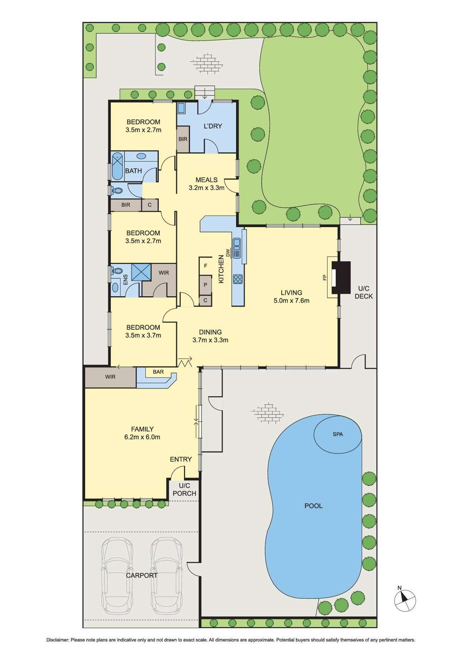Floorplan of Homely house listing, 52 David Crescent, Bundoora VIC 3083