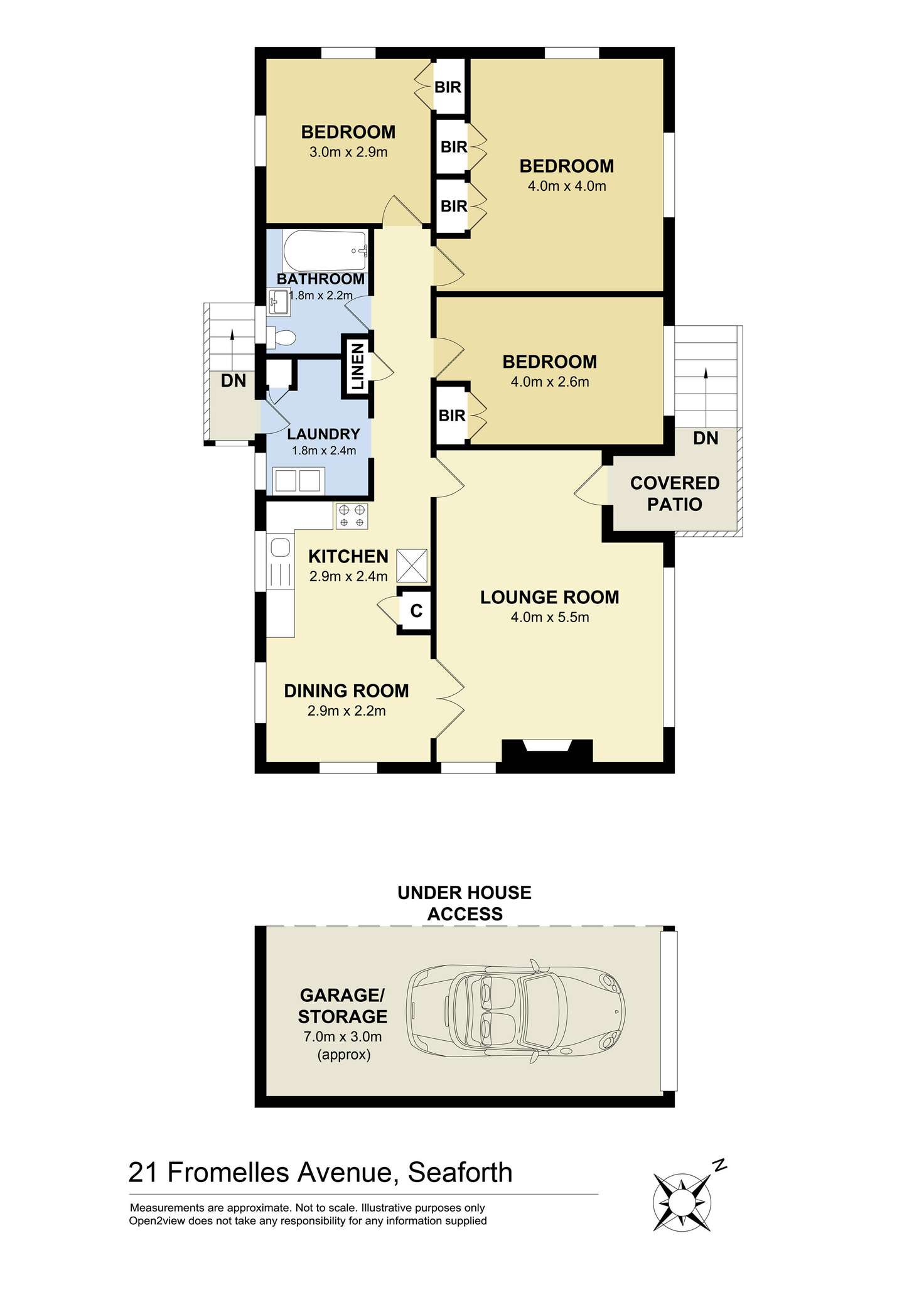 Floorplan of Homely house listing, 21 Fromelles Avenue, Seaforth NSW 2092