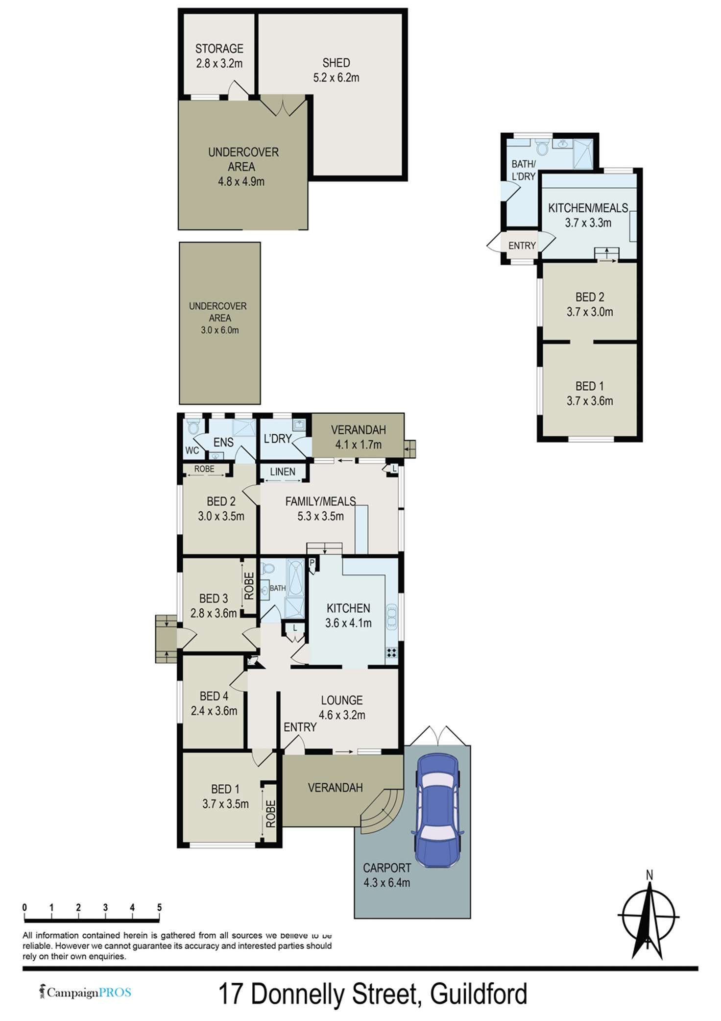 Floorplan of Homely house listing, 17 Donnelly Street, Guildford NSW 2161