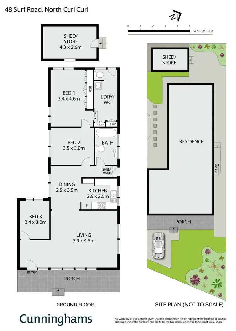 Floorplan of Homely house listing, 48 Surf Road, North Curl Curl NSW 2099