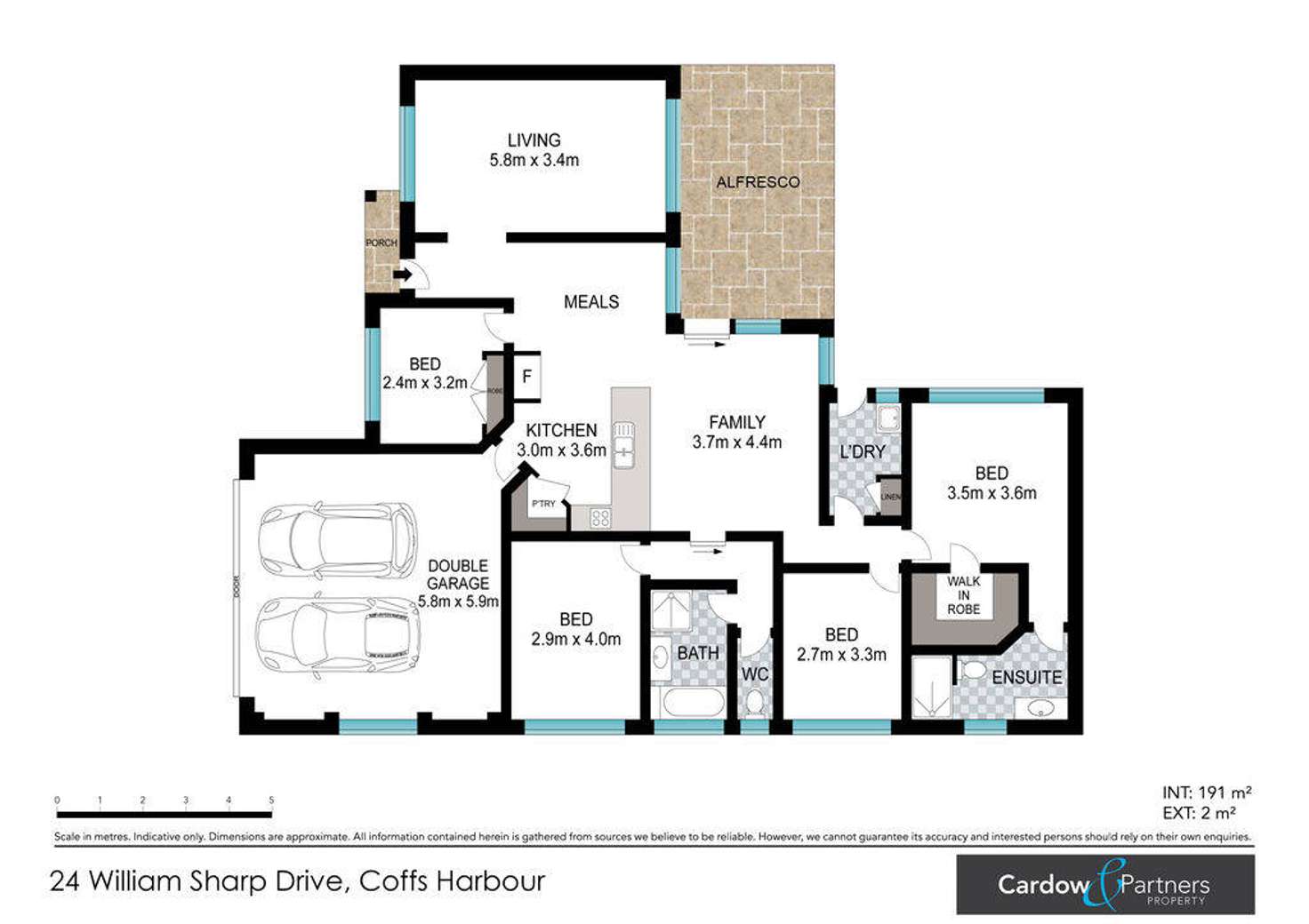 Floorplan of Homely house listing, 24 William Sharp Drive, Coffs Harbour NSW 2450