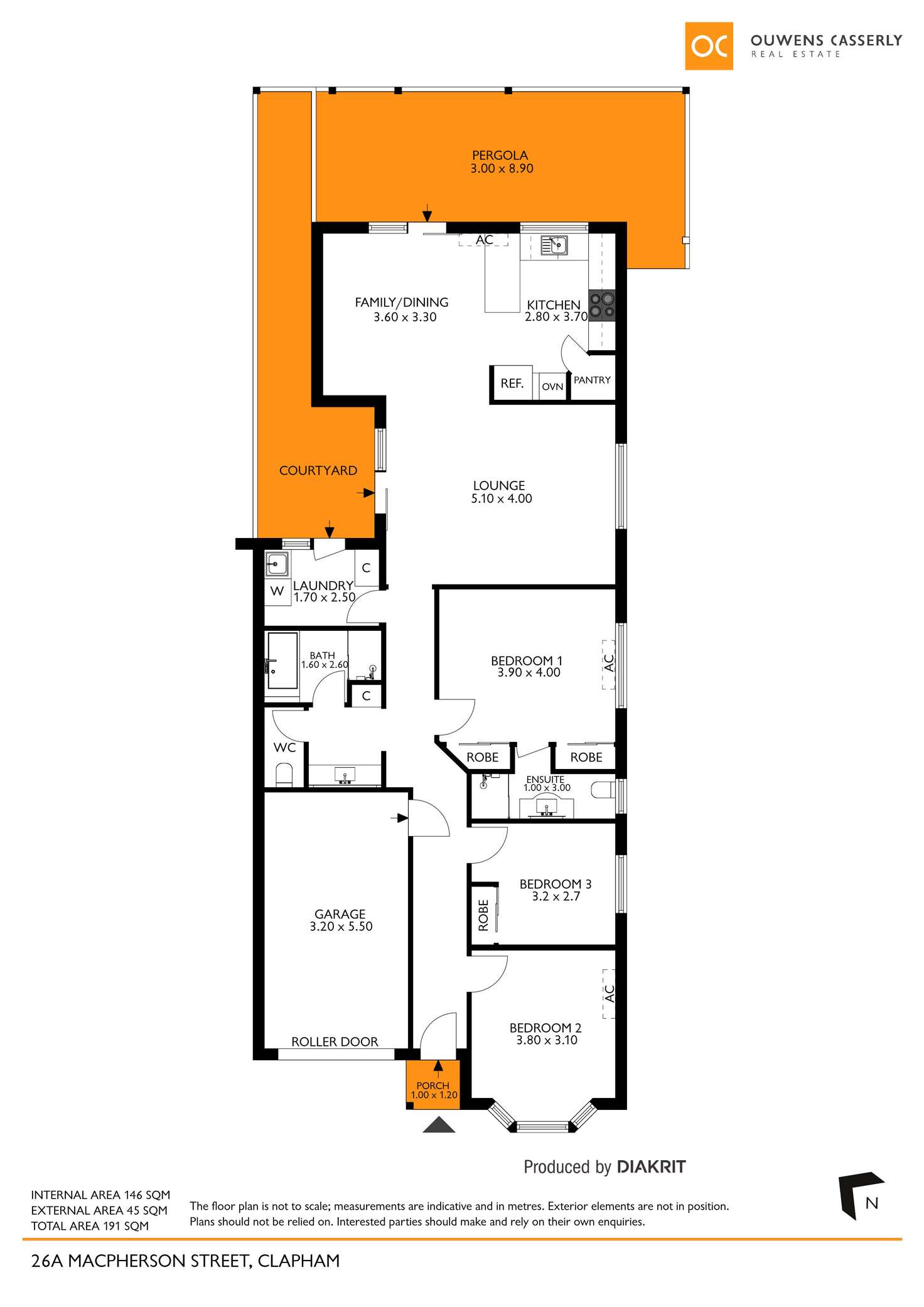 Floorplan of Homely house listing, 26A MacPherson Street, Clapham SA 5062