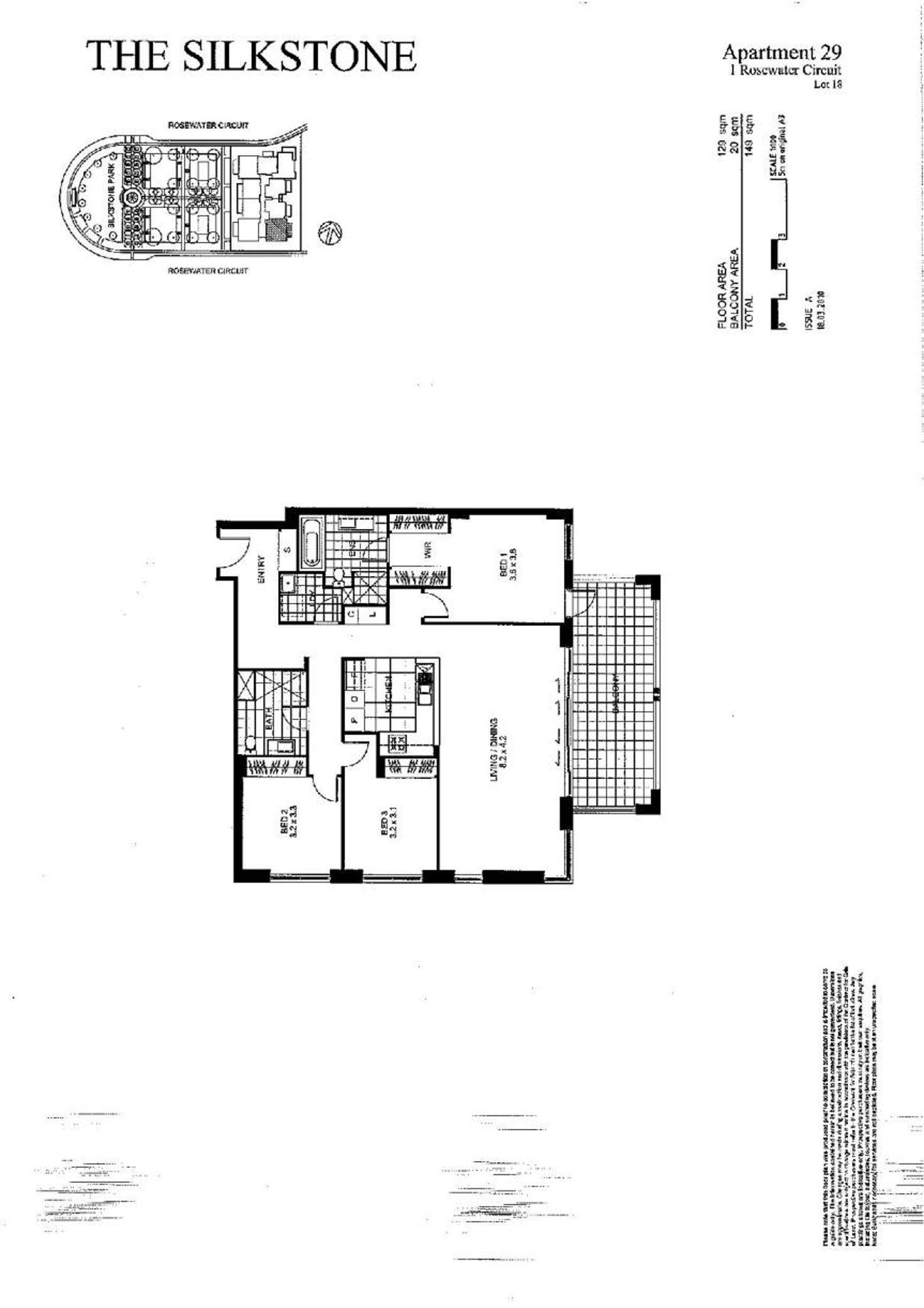 Floorplan of Homely apartment listing, 29/1 Rosewater Circuit, Breakfast Point NSW 2137