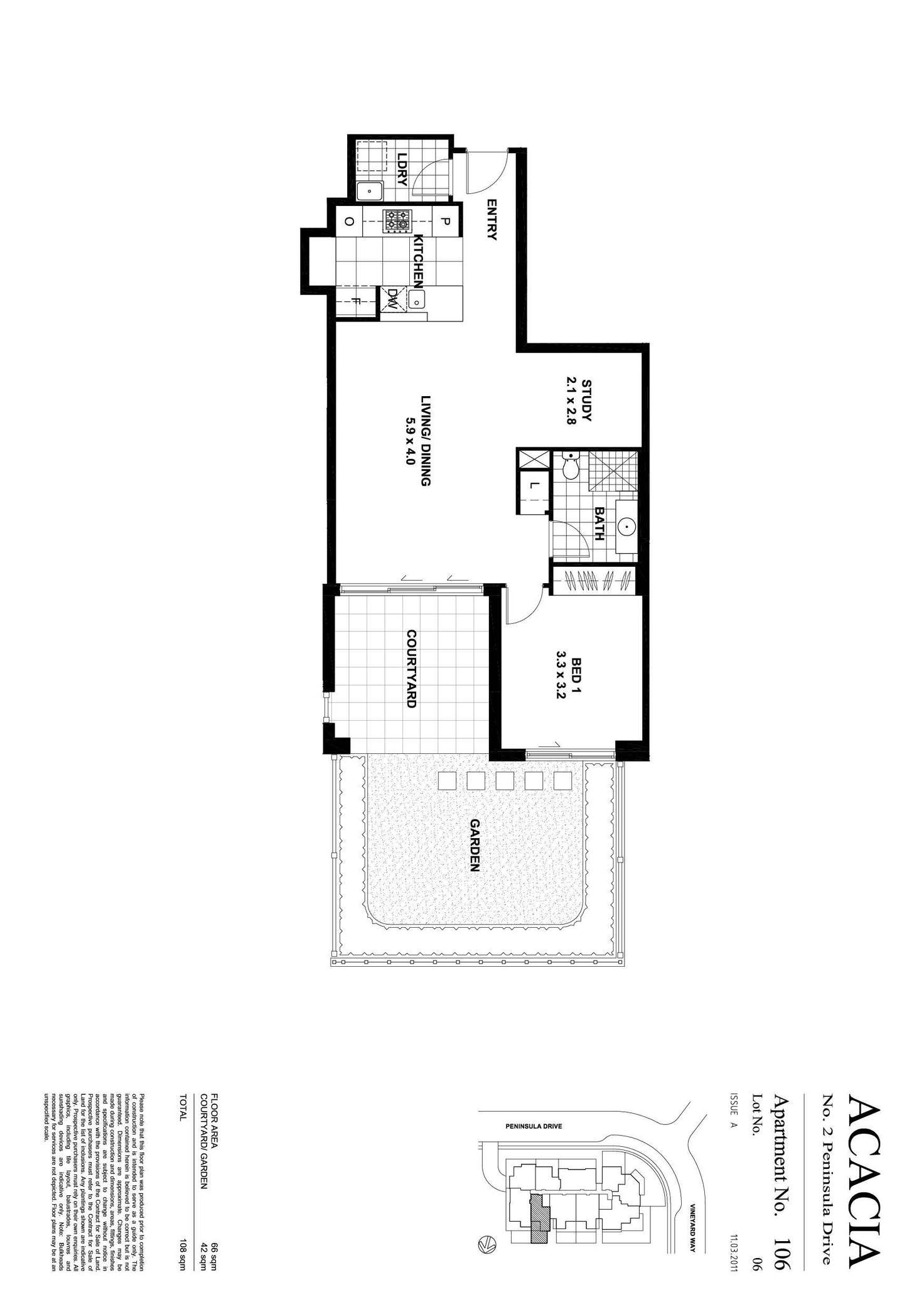 Floorplan of Homely apartment listing, 106/2 Peninsula Drive, Breakfast Point NSW 2137