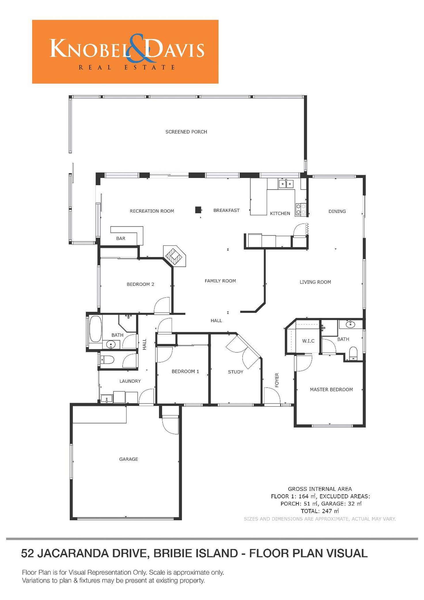 Floorplan of Homely house listing, 52 Jacaranda Drive, Bongaree QLD 4507