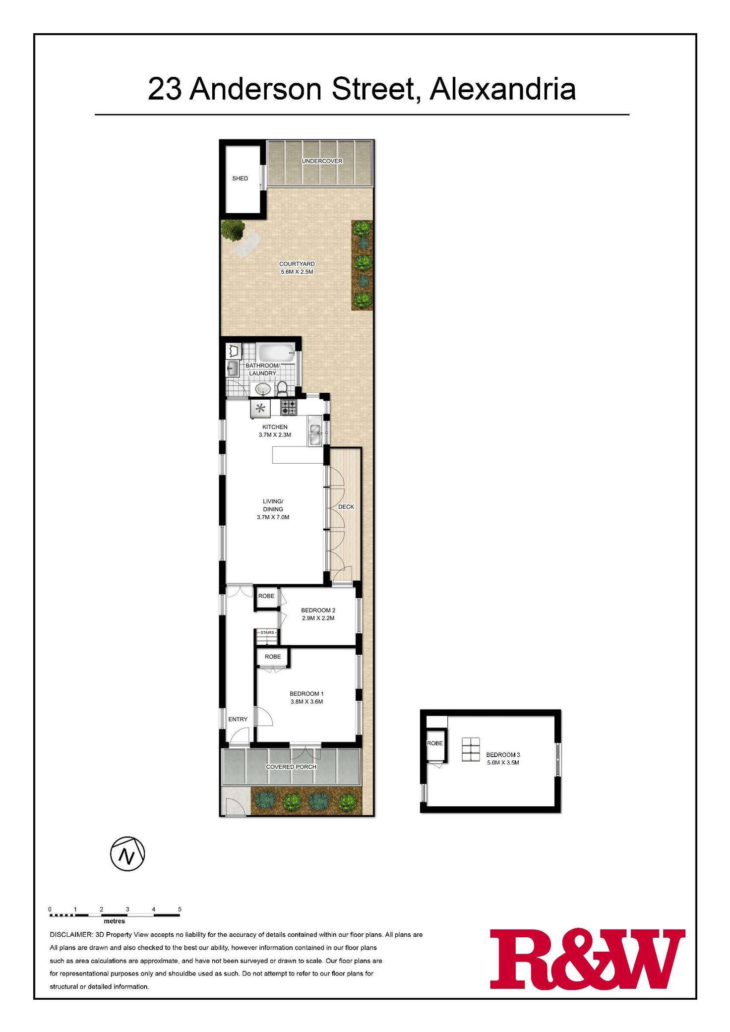 Floorplan of Homely house listing, 23 Anderson Street, Alexandria NSW 2015