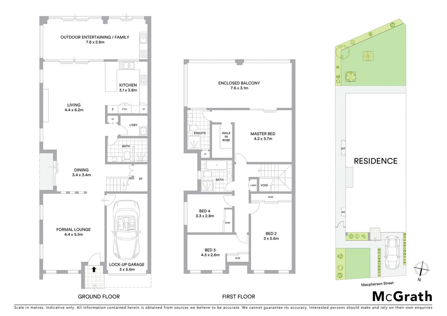 Floorplan of Homely semiDetached listing, 15 MacPherson Street, Hurstville NSW 2220