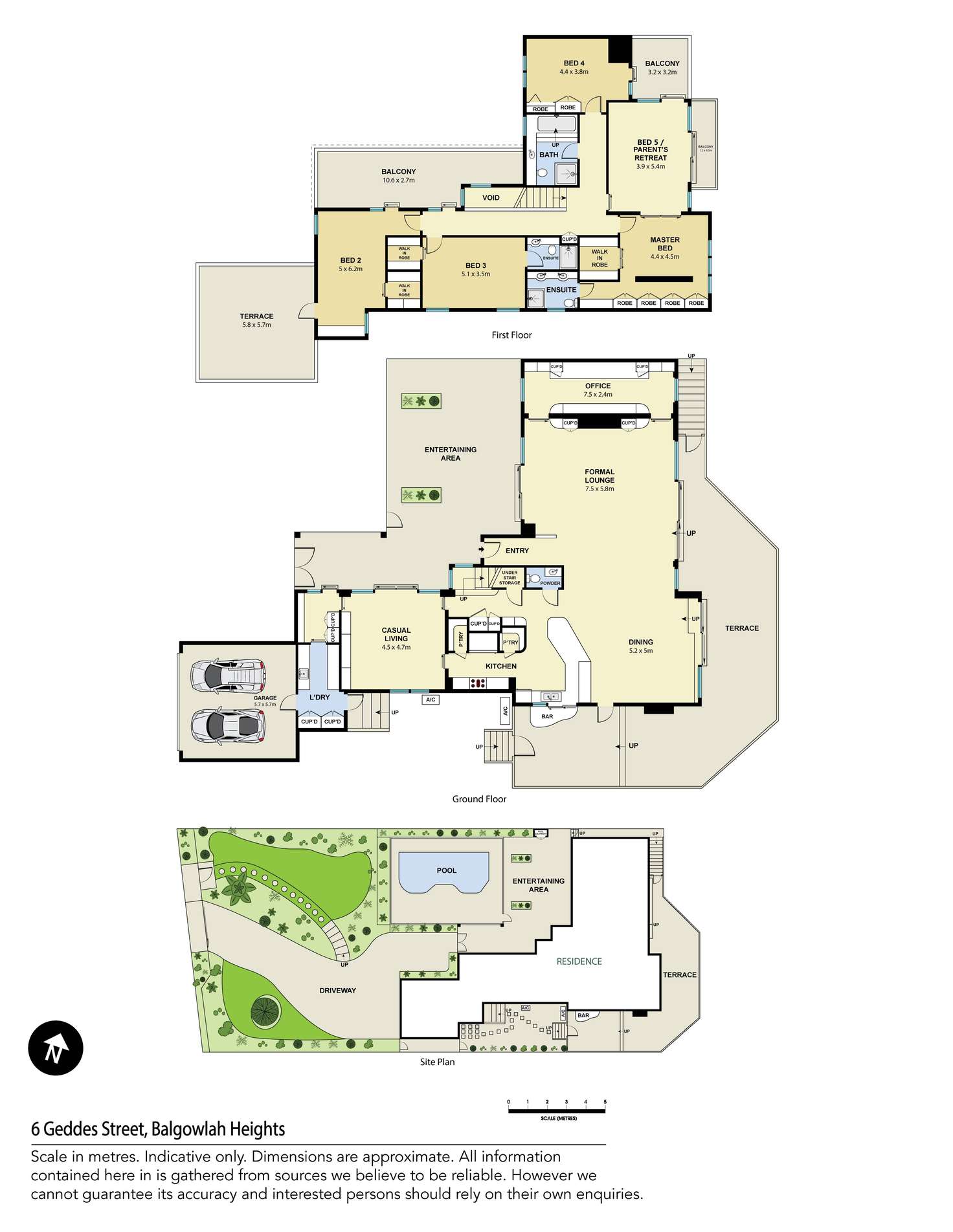 Floorplan of Homely house listing, 6 Geddes Street, Balgowlah Heights NSW 2093
