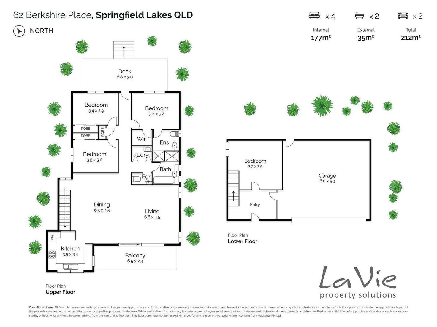 Floorplan of Homely house listing, 62 Berkshire Place, Springfield Lakes QLD 4300