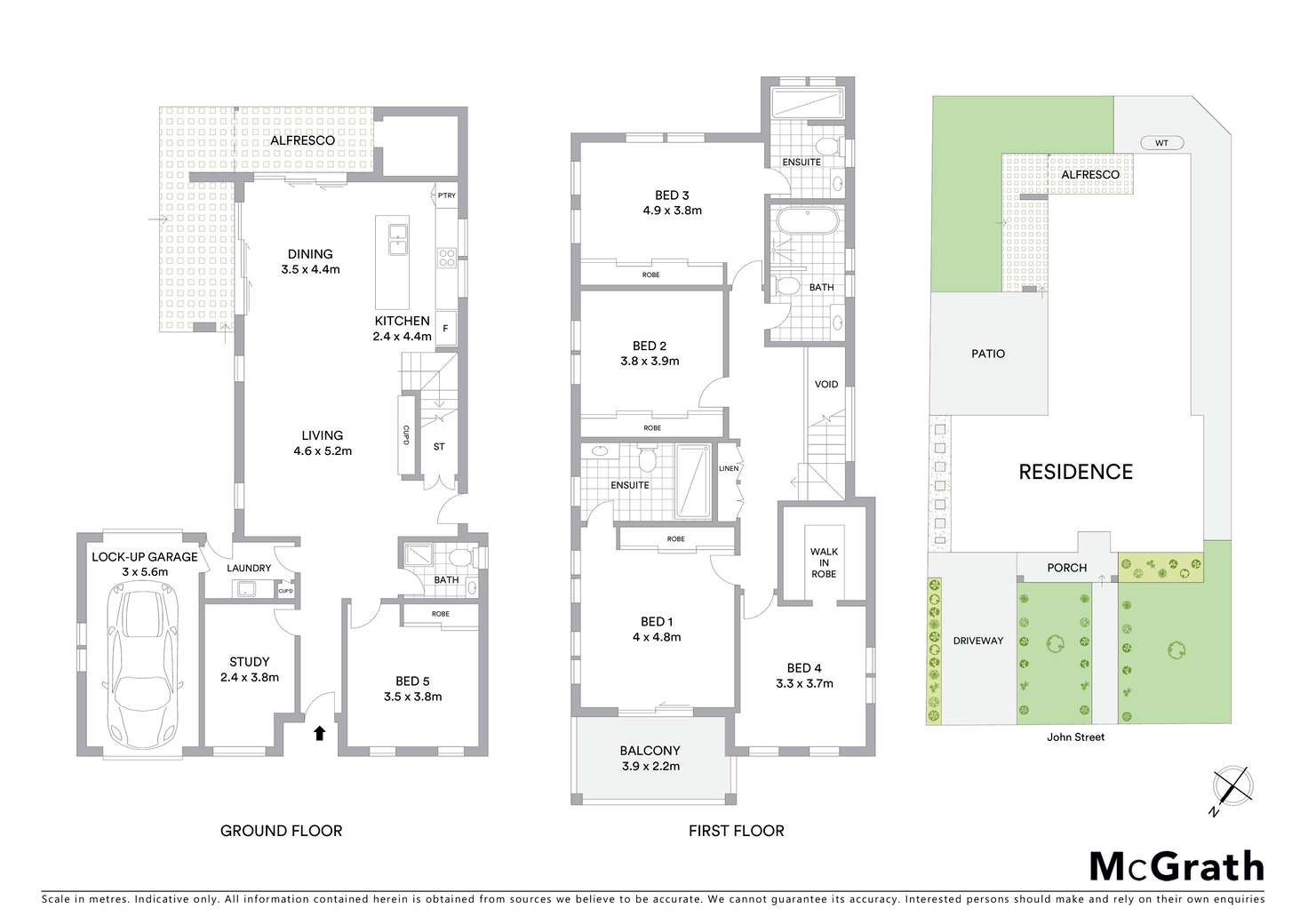 Floorplan of Homely house listing, 8 John Street, Bexley NSW 2207