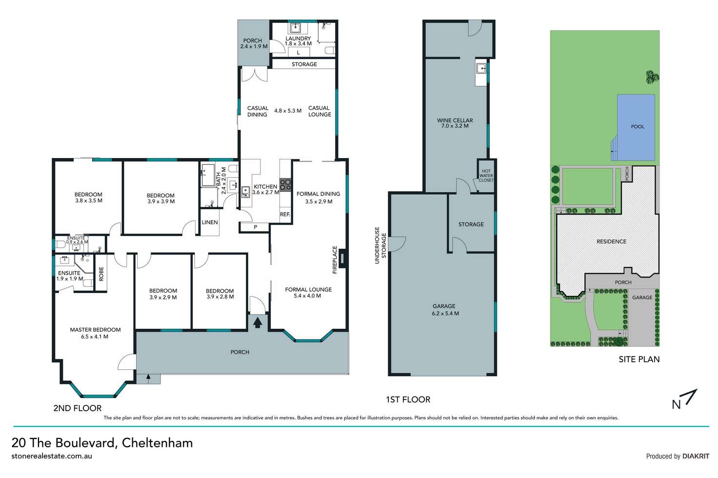 Floorplan of Homely house listing, 20 The Boulevard, Cheltenham NSW 2119