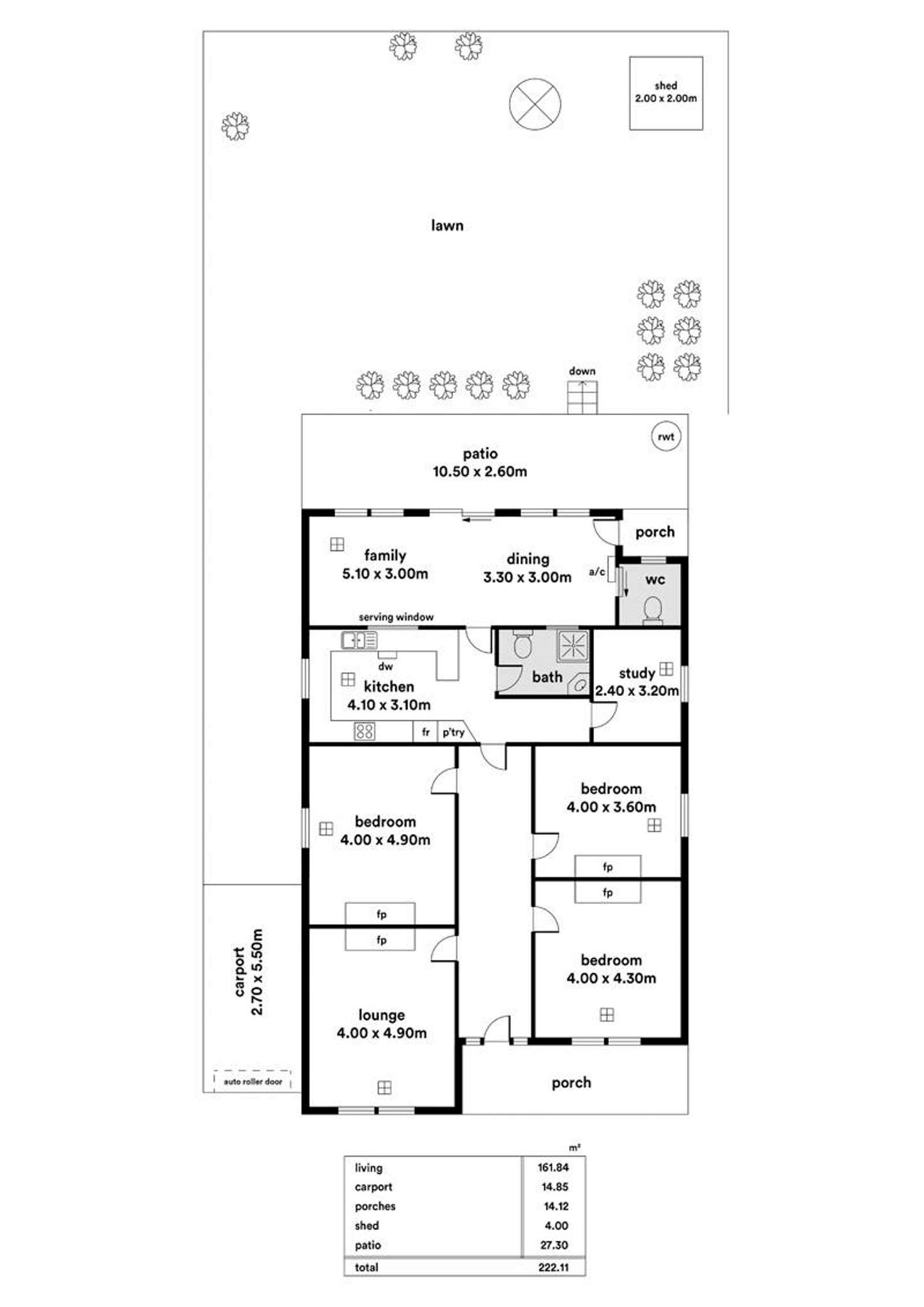 Floorplan of Homely house listing, 22 Hart Avenue, Unley SA 5061