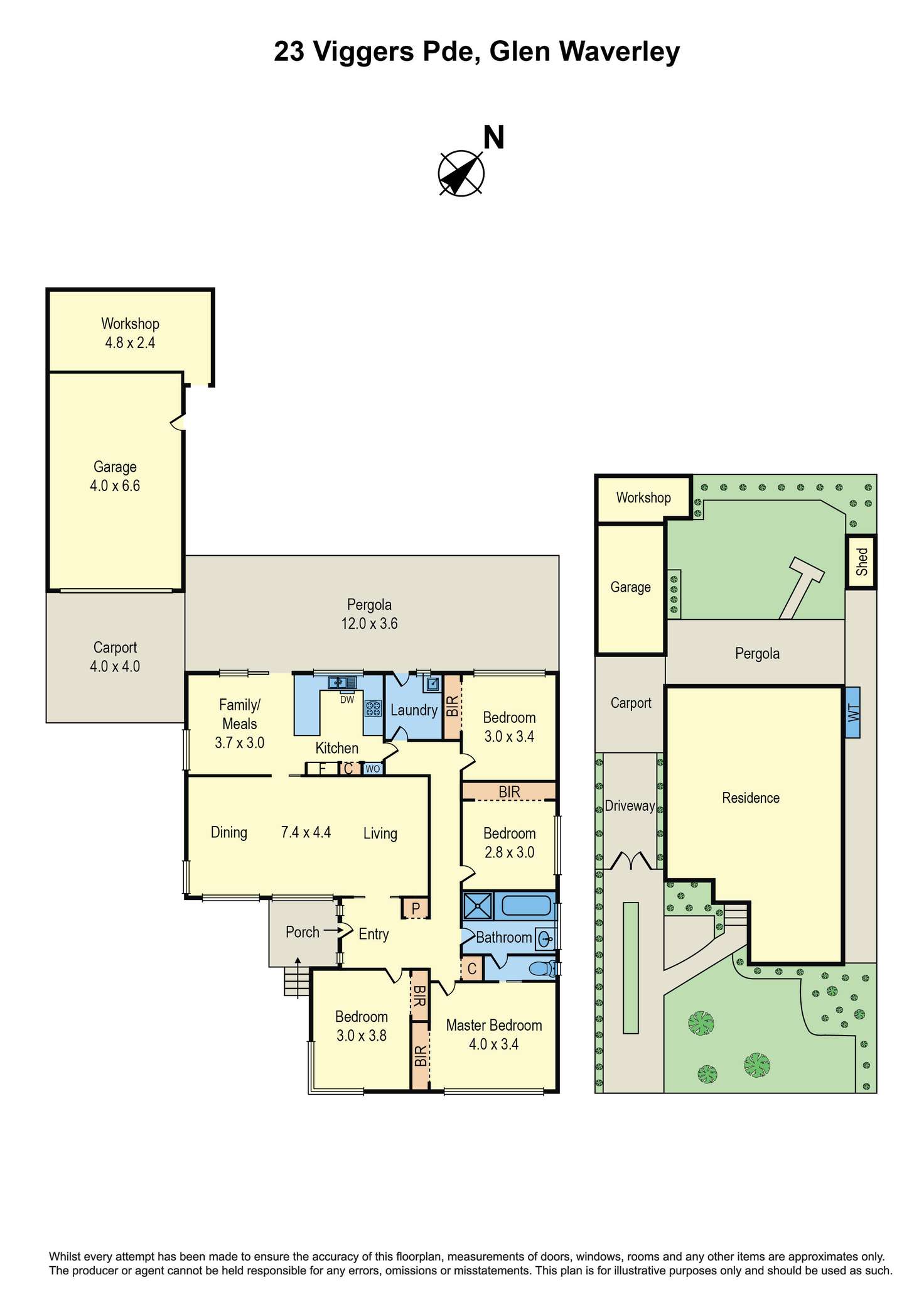 Floorplan of Homely house listing, 23 Viggers Parade, Glen Waverley VIC 3150