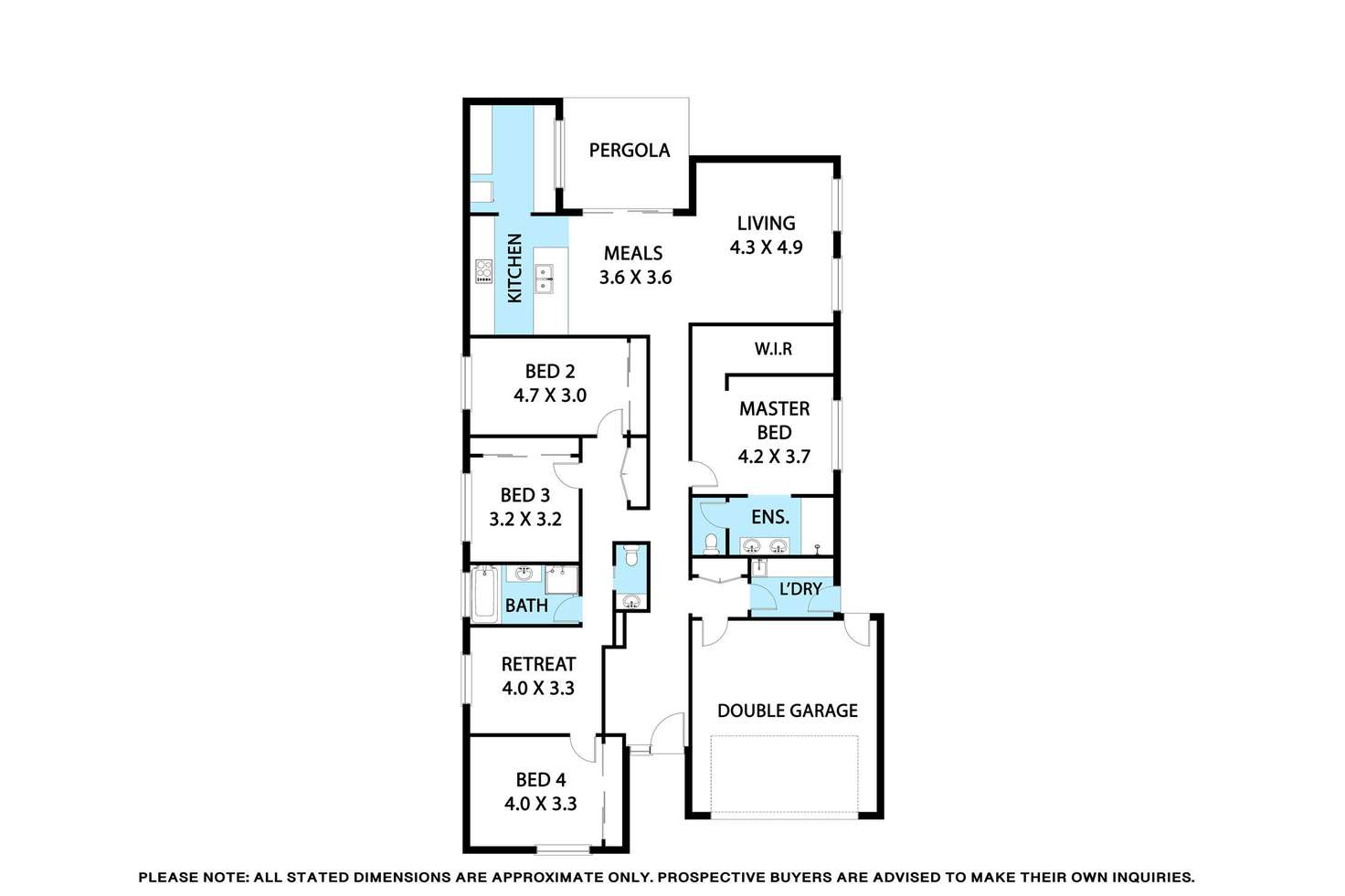 Floorplan of Homely house listing, 16 Drever Place, Bacchus Marsh VIC 3340