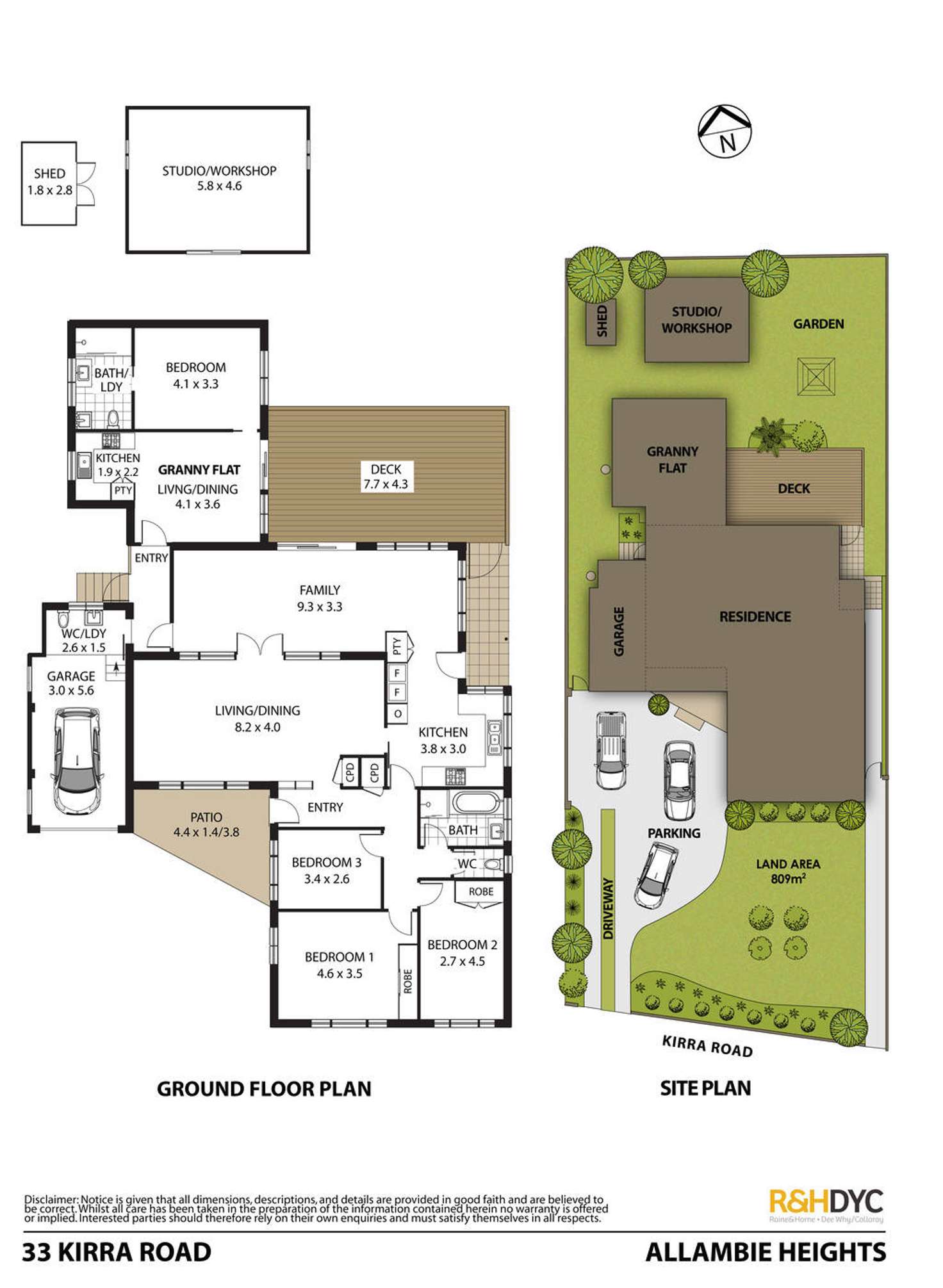 Floorplan of Homely house listing, 33 Kirra Road, Allambie Heights NSW 2100