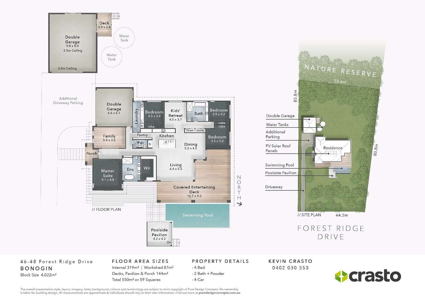 Floorplan of Homely house listing, 46 Forest Ridge Drive, Bonogin QLD 4213