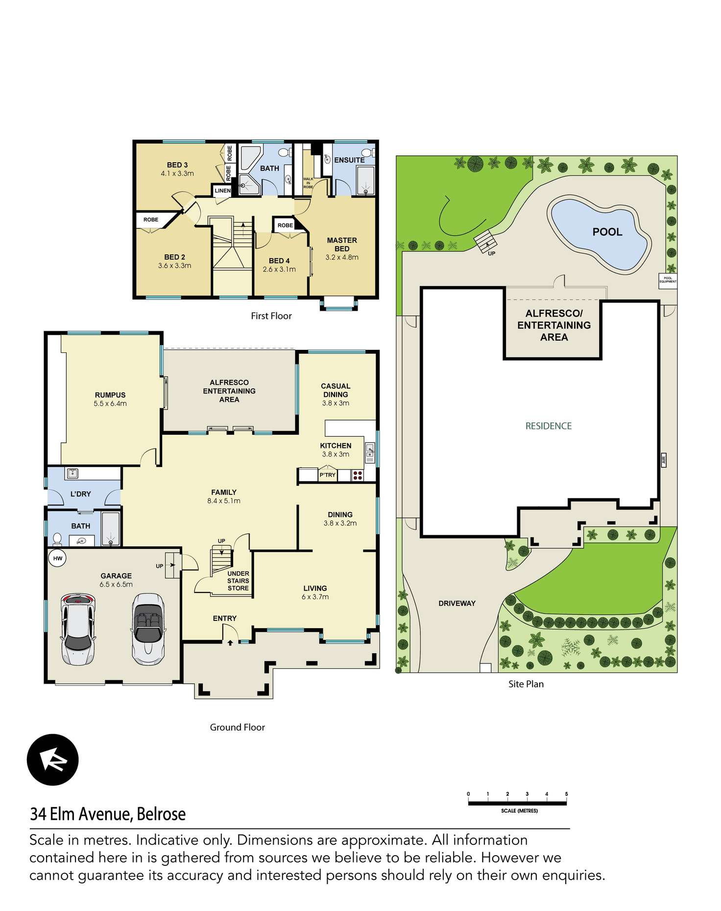 Floorplan of Homely house listing, 34 Elm Avenue, Belrose NSW 2085