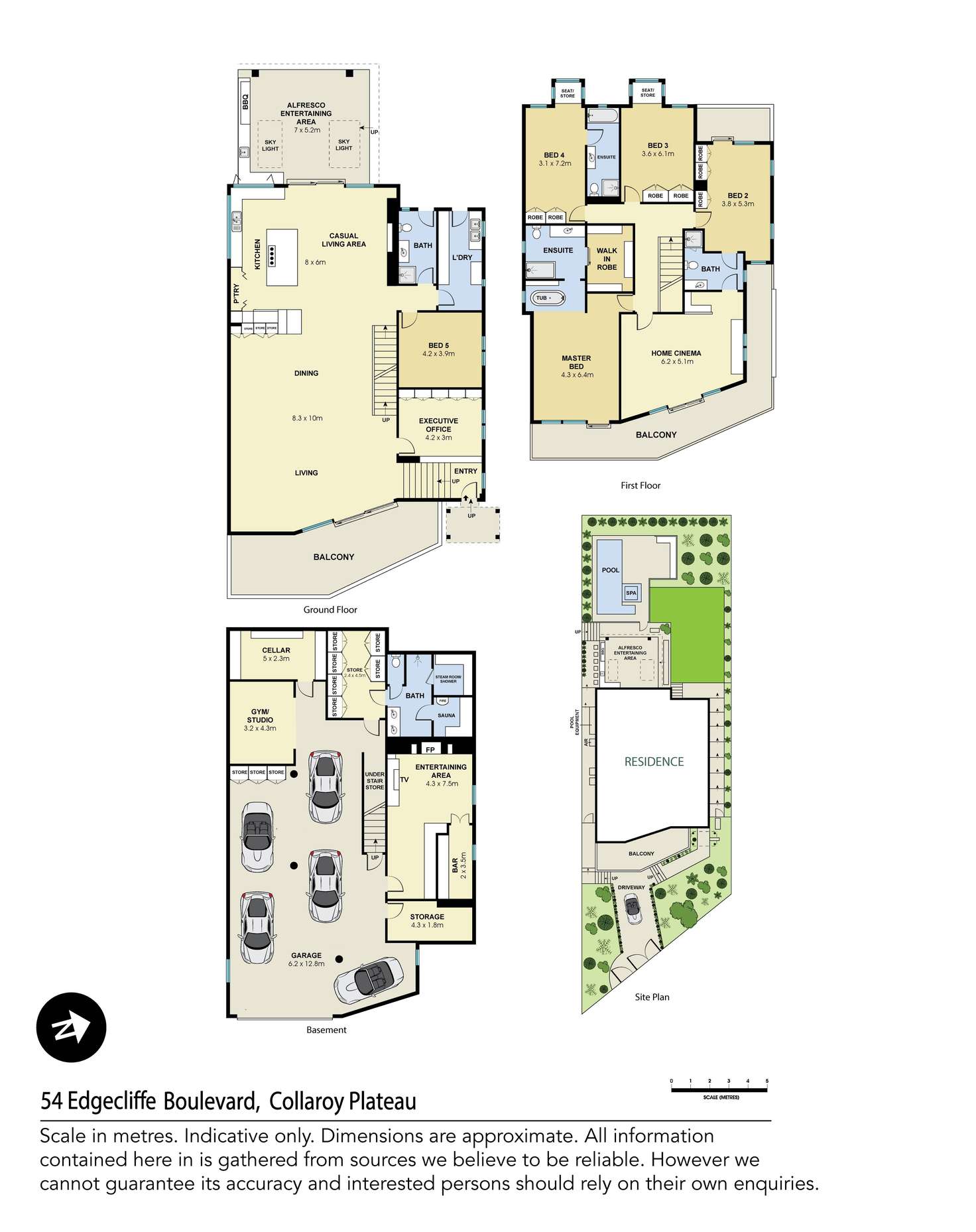 Floorplan of Homely house listing, 54 Edgecliffe Boulevard, Collaroy Plateau NSW 2097