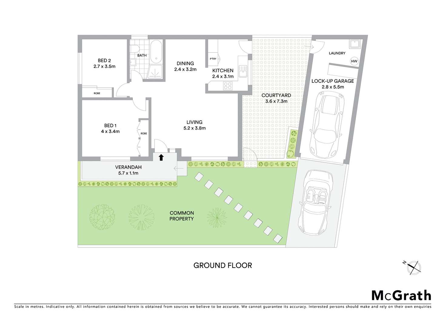 Floorplan of Homely villa listing, 6/57 Wilsons Road, Bardwell Valley NSW 2207