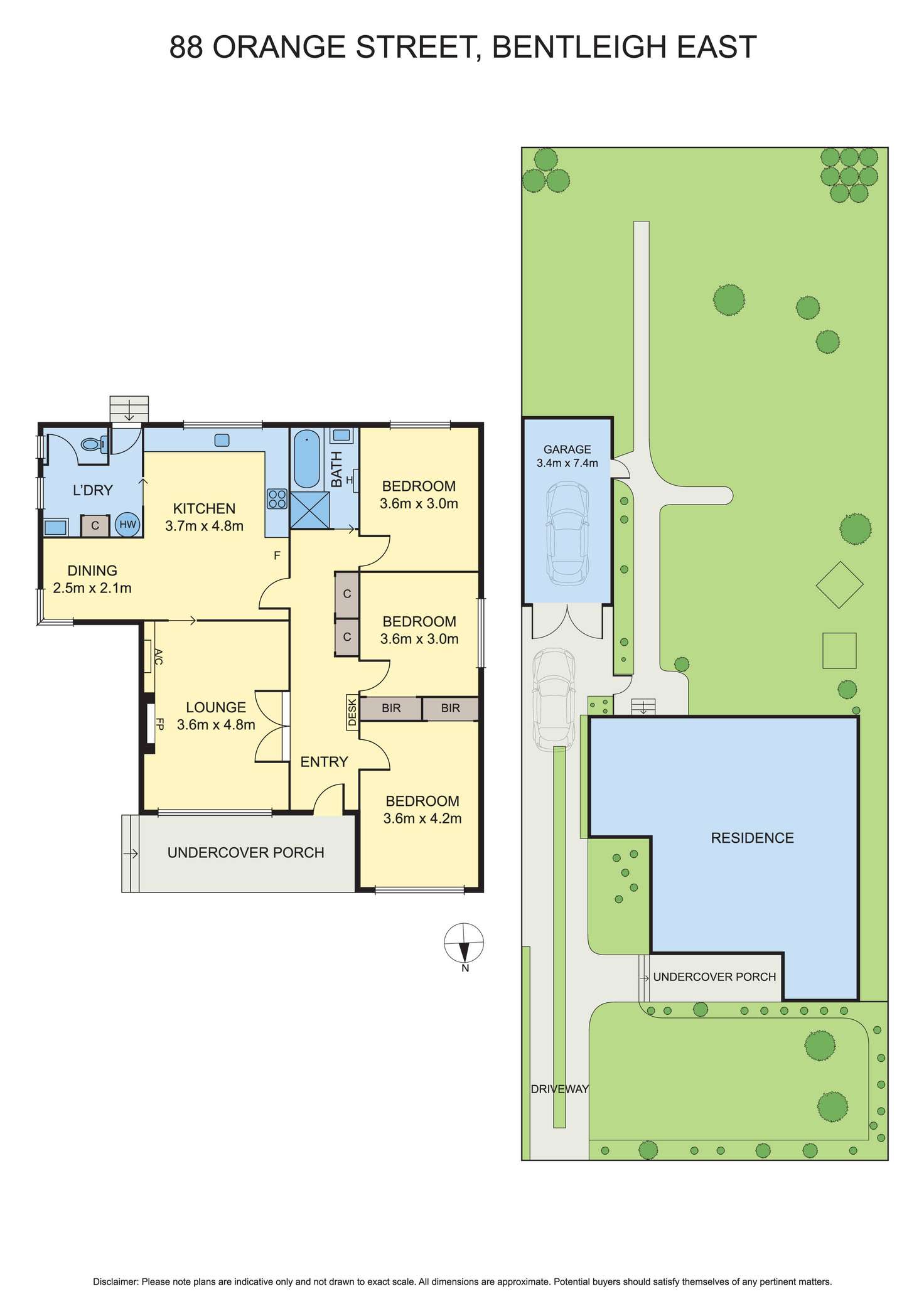 Floorplan of Homely house listing, 88 Orange Street, Bentleigh East VIC 3165