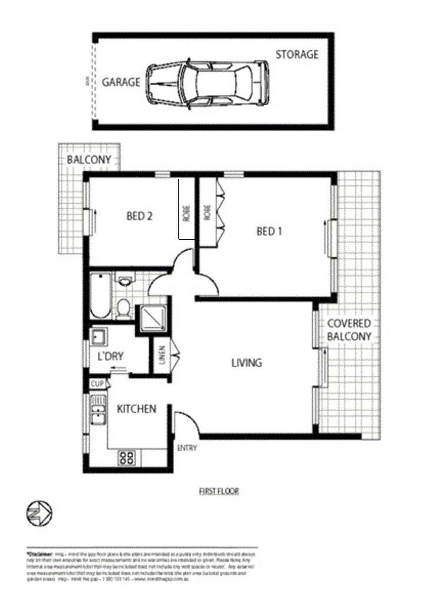 Floorplan of Homely apartment listing, 4/1209 Pittwater Road, Collaroy NSW 2097
